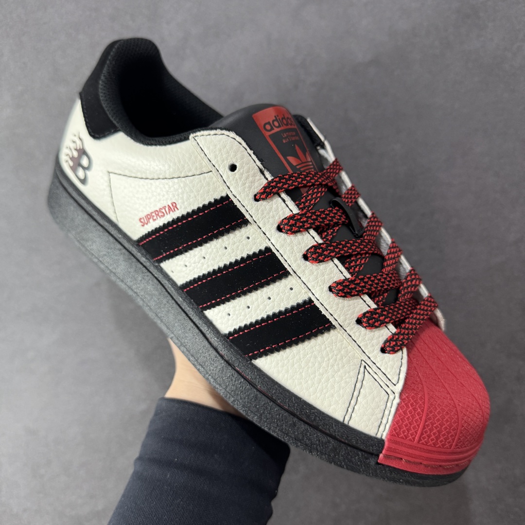 定制版AD Originals Superstar x New Balance 白黑红  AD8021