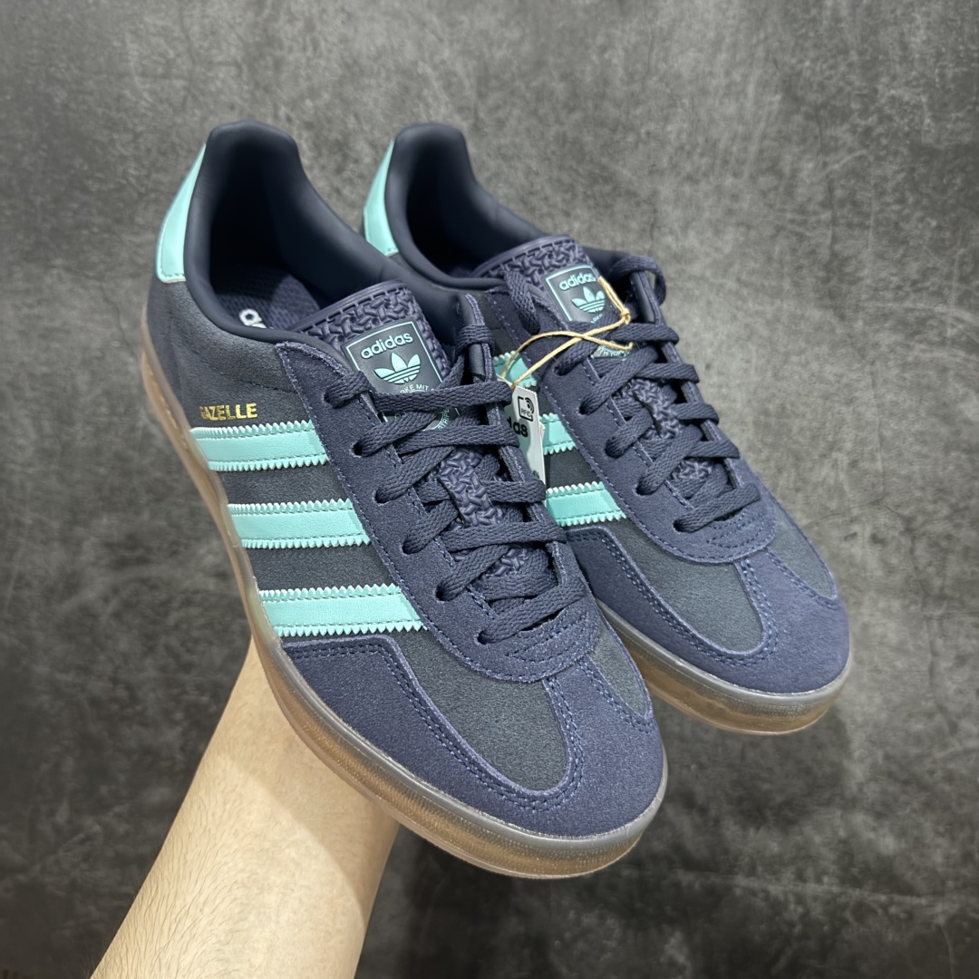  
Adidas Originals Gazelle Indoor  防滑低帮T头德训鞋 GZ复古系列 