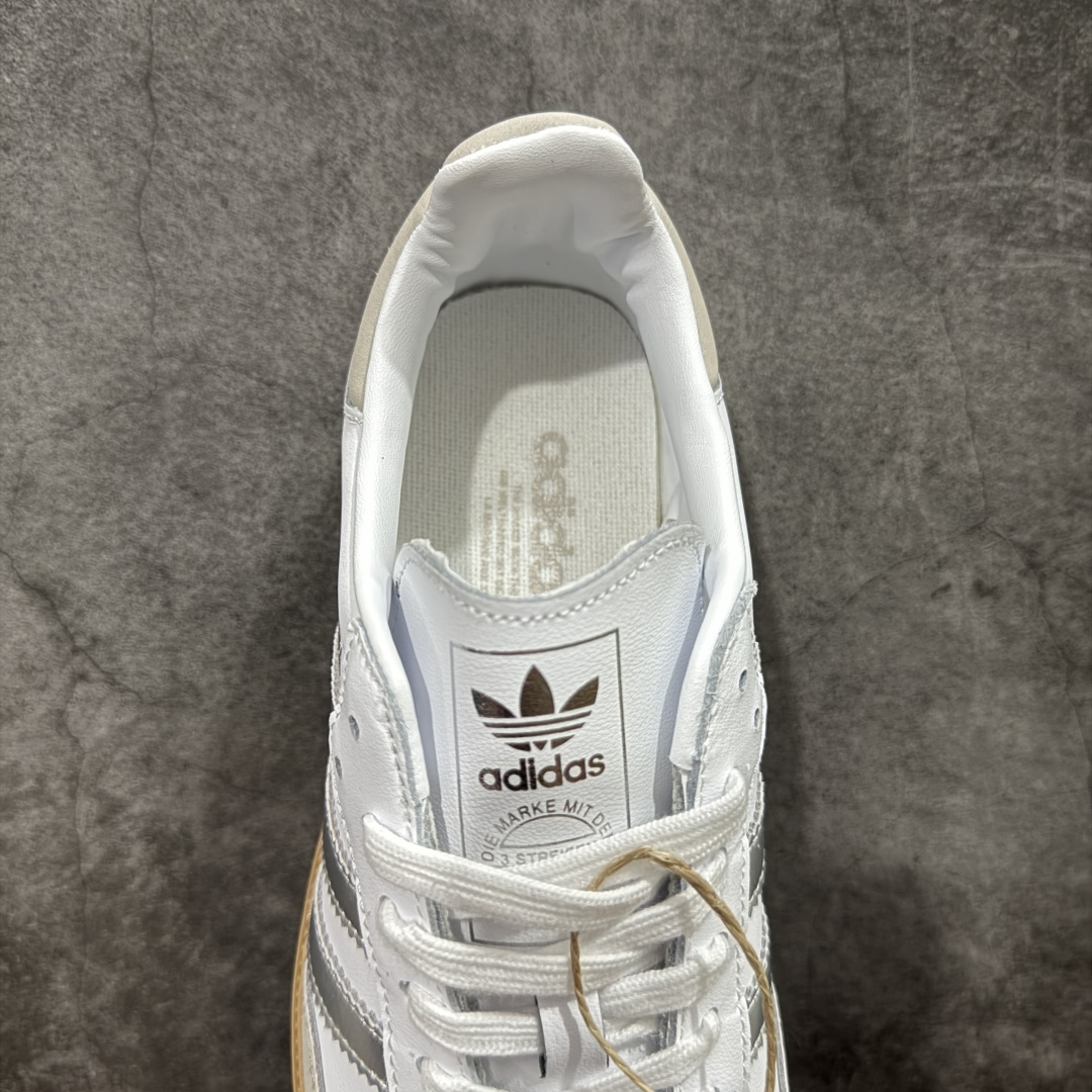 正确版adidoriginals Samba OG 米银白色 JI2725
