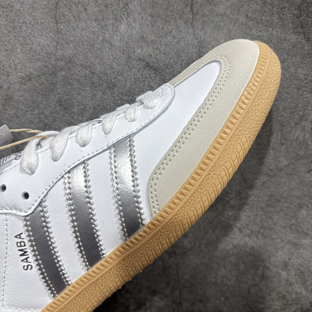 正确版adidoriginals Samba OG 米银白色 JI2725