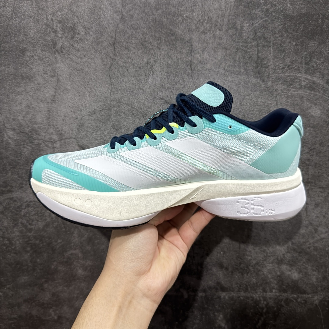 HD真碳组合底Ad Adizero Boston 13 阿迪马拉松系列超轻防滑训练跑步运动鞋 JS4945