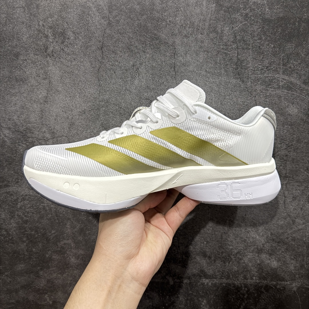 HD真碳组合底Ad Adizero Boston 13 阿迪马拉松系列超轻防滑训练跑步运动鞋 JS4947
