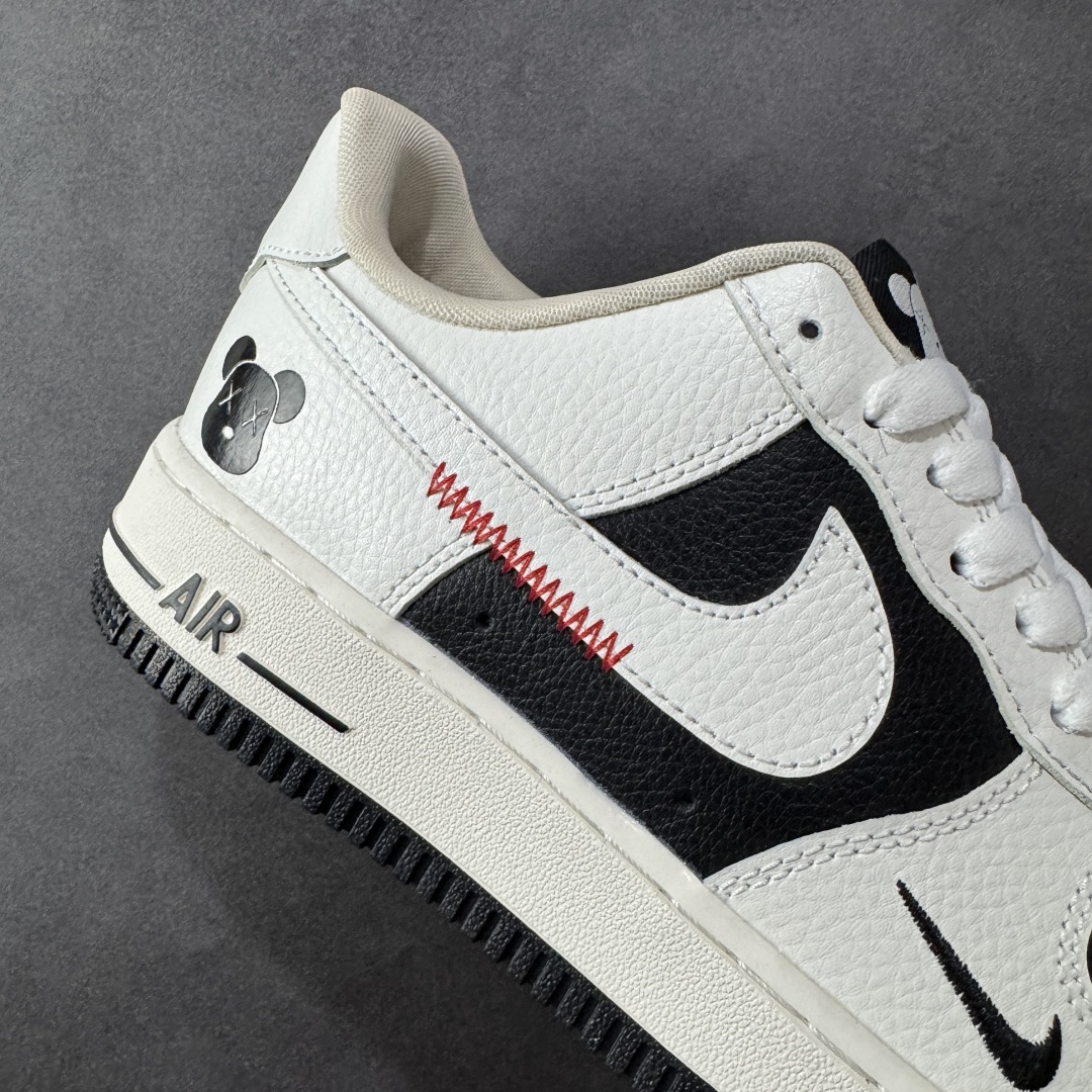  
【定制版】Nike Air Force 1 '07 Low 暴力熊联名--- 米白插线 高端定制 低