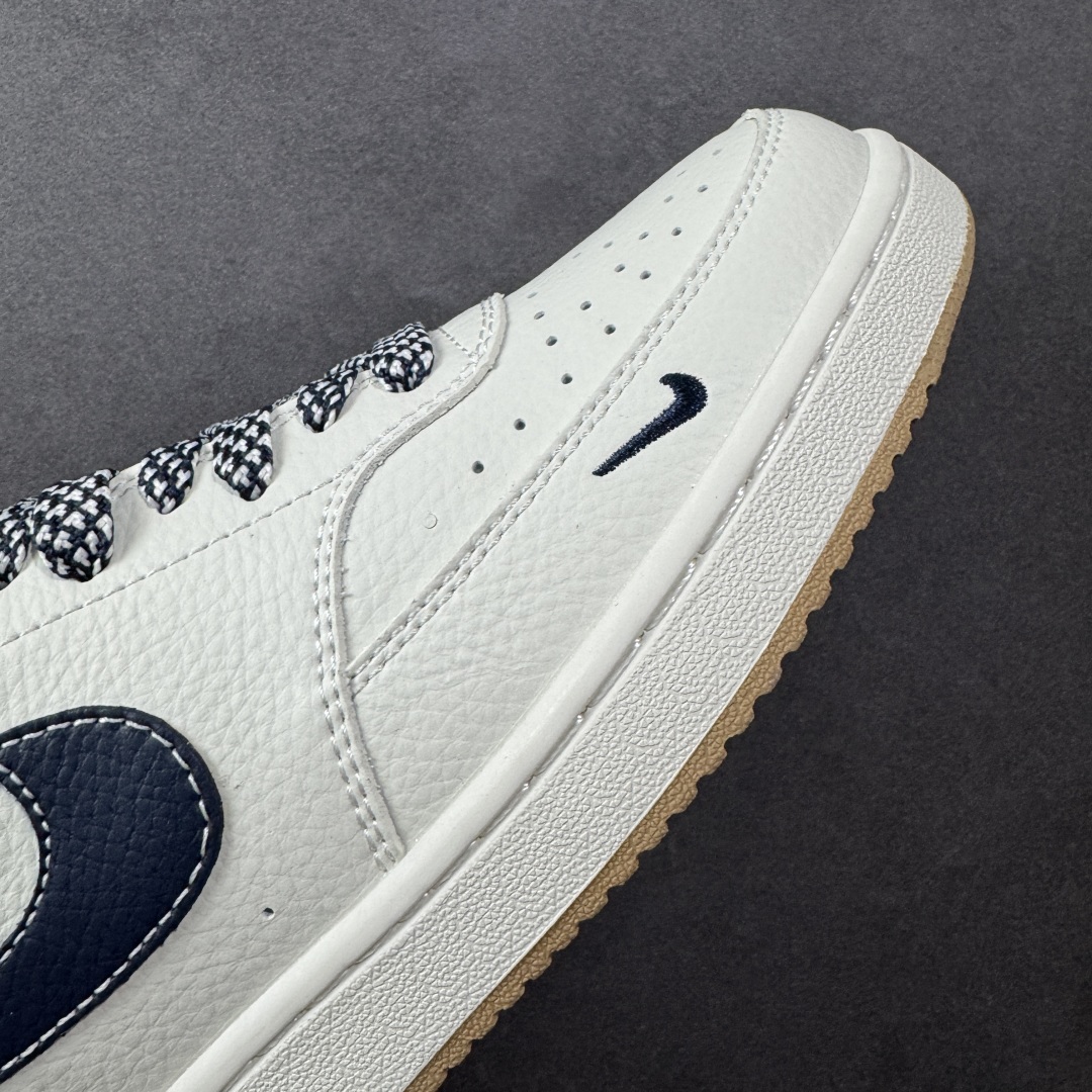  
【定制版】Nike Court Vision 1 LOW 低帮 板鞋  “NIKE联名——蓝勾生胶”