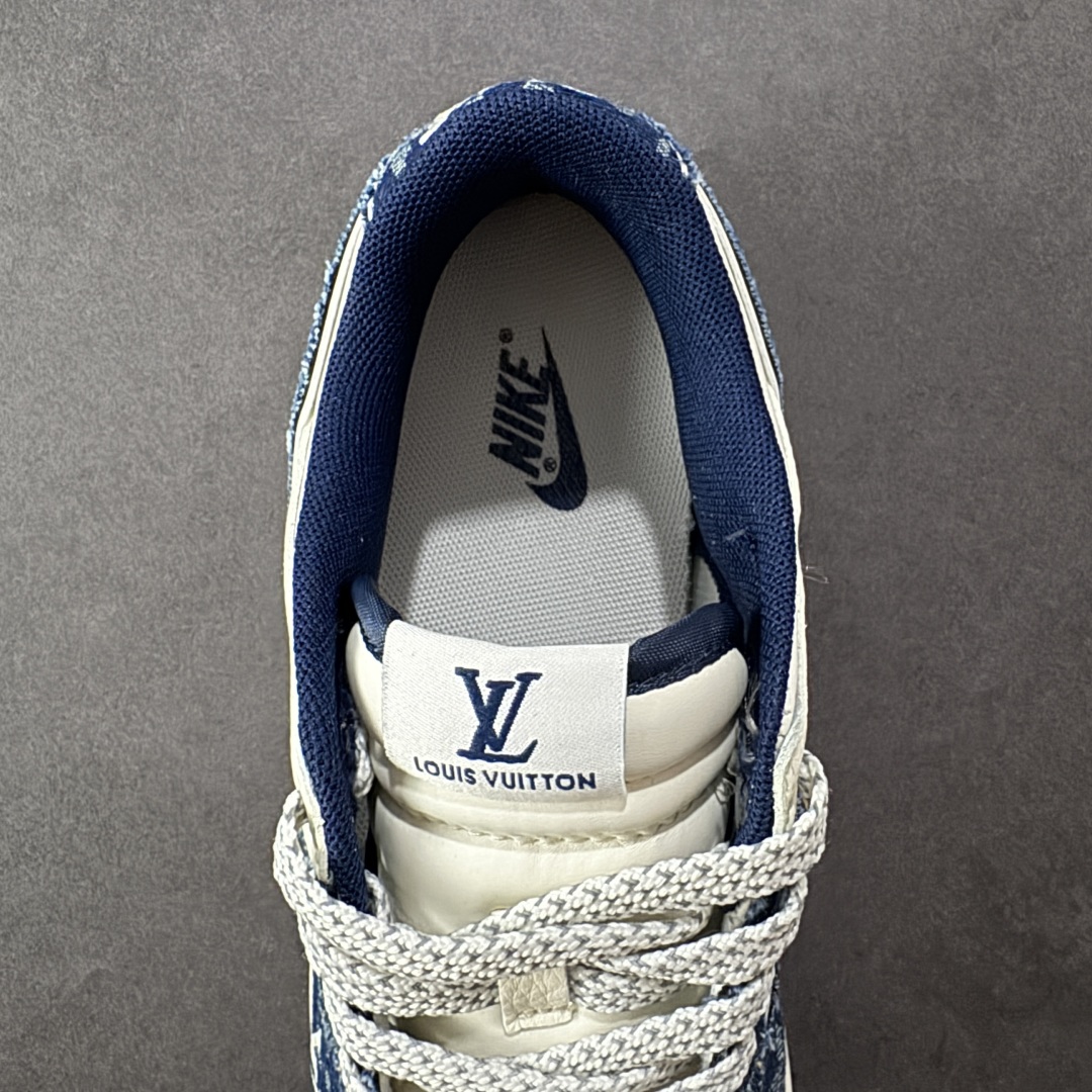  
【定制版】Nike SB Dunk Low LV联名 米蓝布小勾 周年高端定制 低帮休闲板鞋
#定