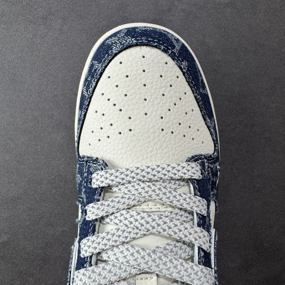  
【定制版】Nike SB Dunk Low LV联名 米蓝布小勾 周年高端定制 低帮休闲板鞋
#定