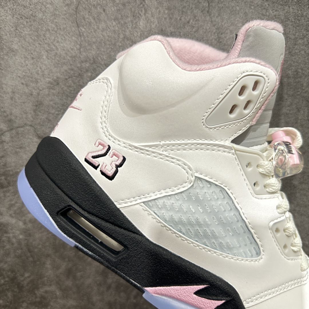 
【纯原】Air Jordan 5  Medium Soft Pink  AJ5乔5 文化篮球鞋白粉 