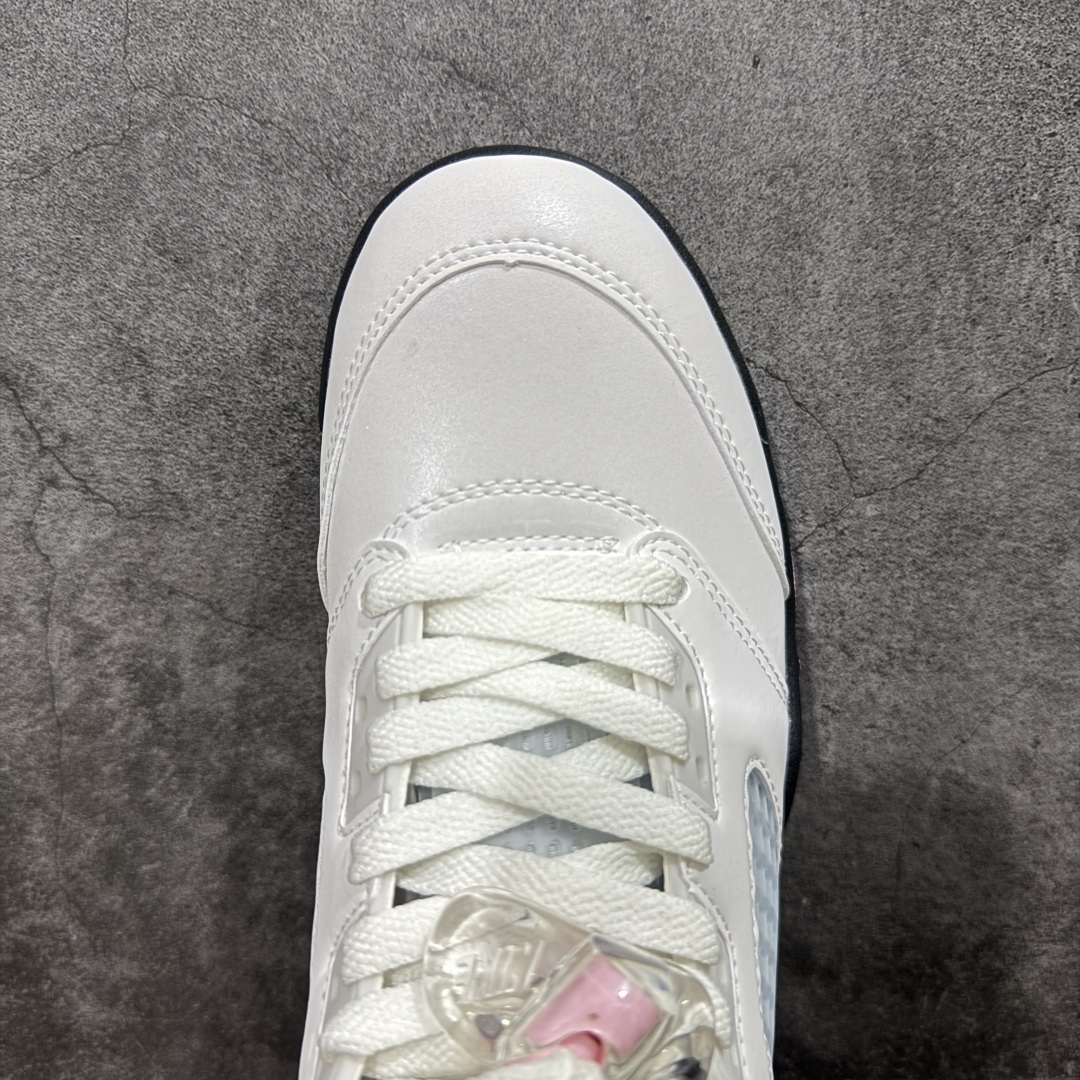  
【纯原】Air Jordan 5  Medium Soft Pink  AJ5乔5 文化篮球鞋白粉 