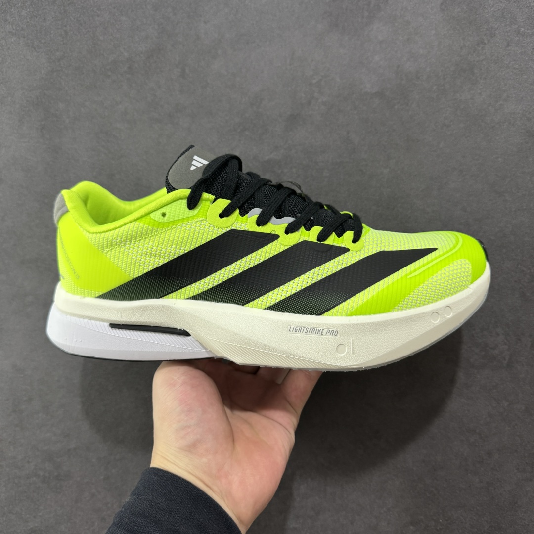 HD真碳组合底Ad Adizero Boston 13 阿迪马拉松系列超轻防滑训练跑步运动鞋 JS4933