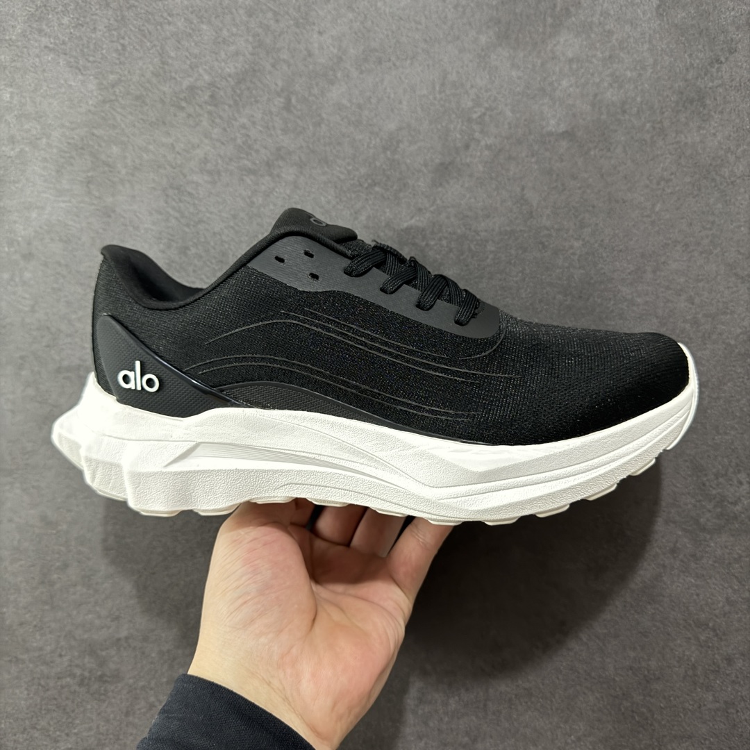 【PK版本】Alo Runner Mode96 明星同款 常青款增高低帮休闲运动鞋   超完美性价比 价格一步到位 超高品质 完美版型 清洁度超高 大厂采购原材料 多处细节一步到位 全新轻量EVA发泡缓震中底， 外置特殊防滑耐磨橡胶大底 厚度4cm增高效果 随意搭配的都好看的鞋子 尺码：36-45-选品中心