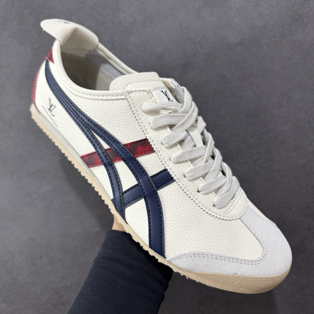 定制版Onitsuka Tiger Mexico 66 Paraty x Louis Vuitton 百搭单品 板鞋  DL408-145