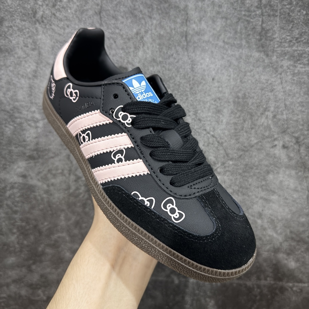 HZ版本AdidOriginal Samba VEFGAN x Hello Kitty系列复古单品复古桑巴板鞋  B75807