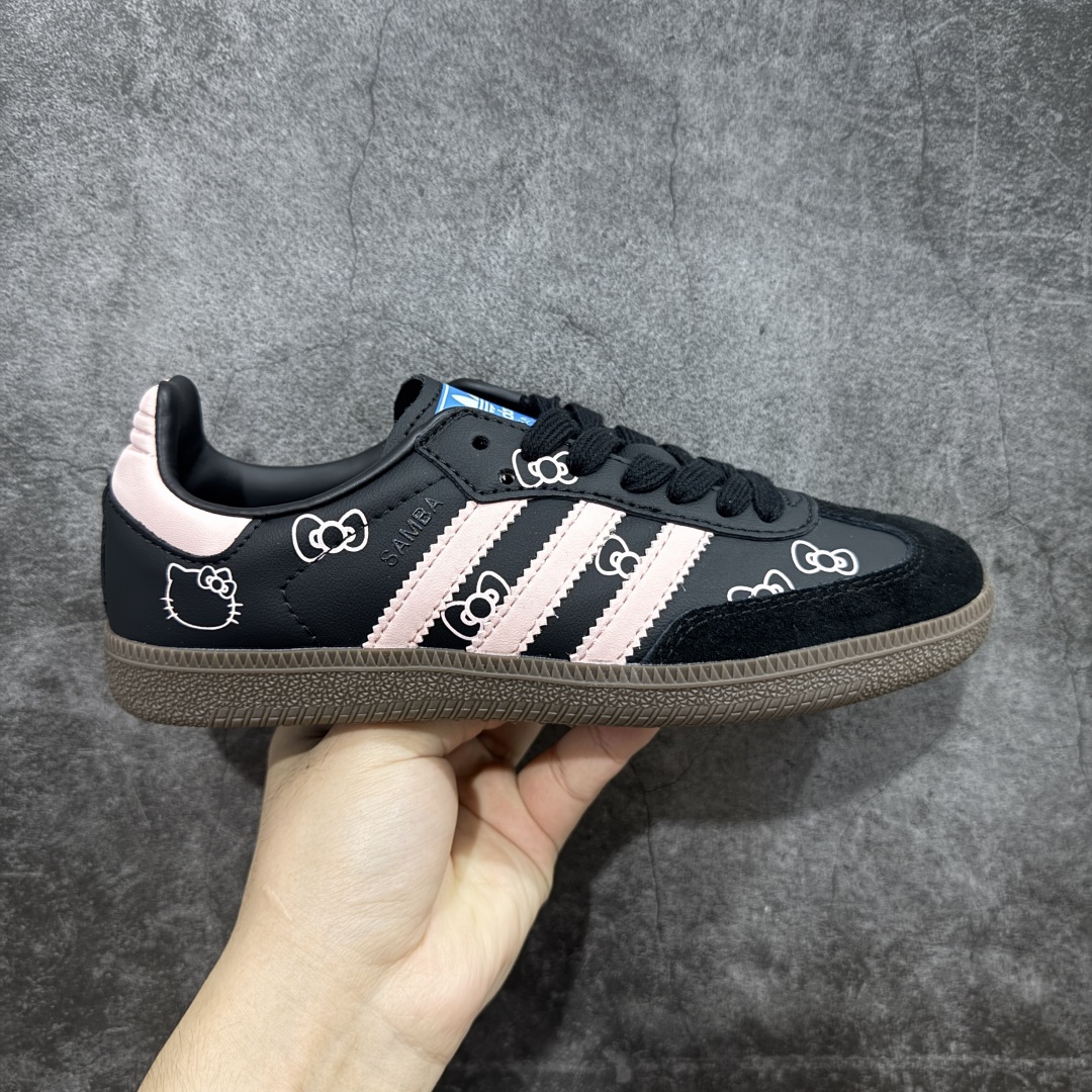HZ版本AdidOriginal Samba VEFGAN x Hello Kitty系列复古单品复古桑巴板鞋  B75807