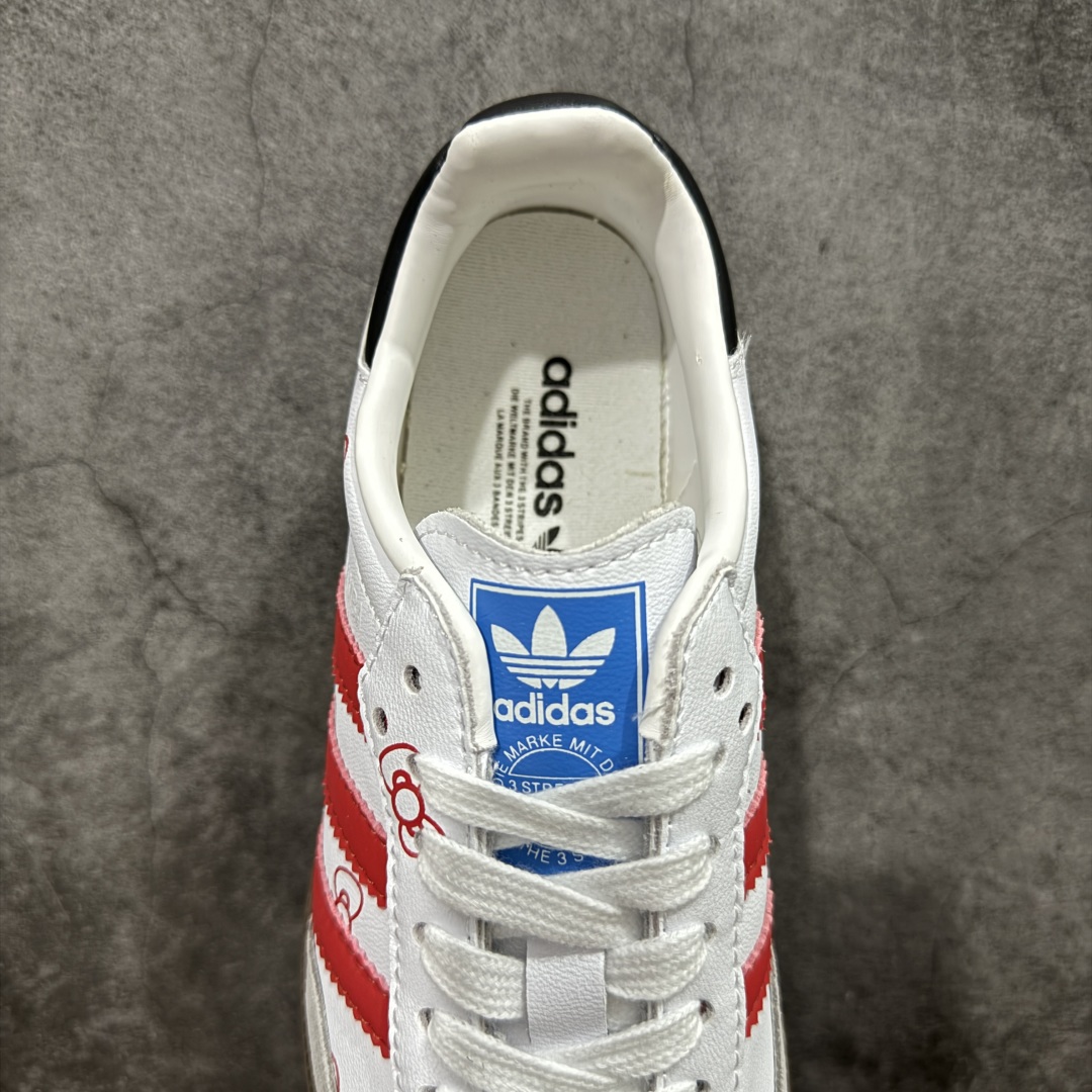 HZ版本AdidOriginal Samba VEFGAN x Hello Kitty系列复古单品复古桑巴板鞋  B75806
