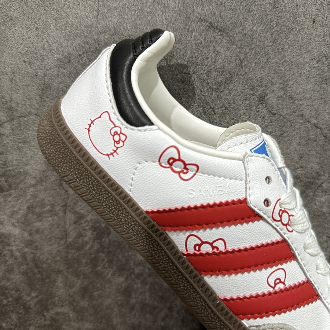 HZ版本AdidOriginal Samba VEFGAN x Hello Kitty系列复古单品复古桑巴板鞋  B75806