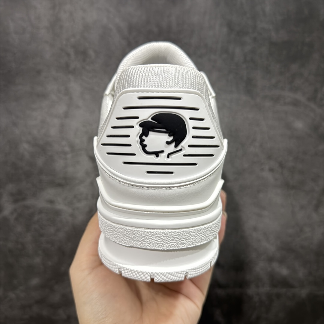专柜版/海淘代购版 现货当天可取 LV Trainer系列高奢运动鞋 x Nigo 联名白色