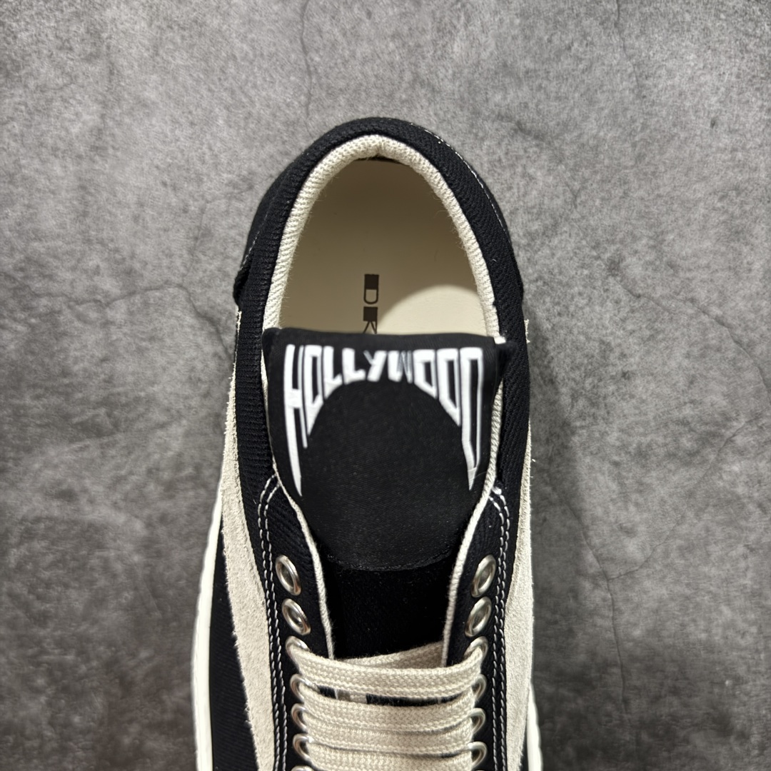 图片[8]-【莞产G版】Rickowens 瑞克 欧文斯 RO低帮高街休闲板鞋 原鞋开发 独家私模大底 定制布料 针车间距都是极致还原 一比一规格礼盒装 重达3斤以上 外加定制欧文斯保护盒 全套包装及配件 高端零售专供品质 区别市场货 纯手工打造 每一只都是独一无二 有手工质感的味道 进口小牛内里 牛皮鞋垫 手工车线 尺码：36 37 38 39 40 41 42 43 44 45 46-选品中心