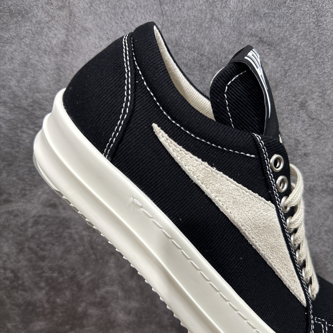 图片[7]-【莞产G版】Rickowens 瑞克 欧文斯 RO低帮高街休闲板鞋 原鞋开发 独家私模大底 定制布料 针车间距都是极致还原 一比一规格礼盒装 重达3斤以上 外加定制欧文斯保护盒 全套包装及配件 高端零售专供品质 区别市场货 纯手工打造 每一只都是独一无二 有手工质感的味道 进口小牛内里 牛皮鞋垫 手工车线 尺码：36 37 38 39 40 41 42 43 44 45 46-选品中心