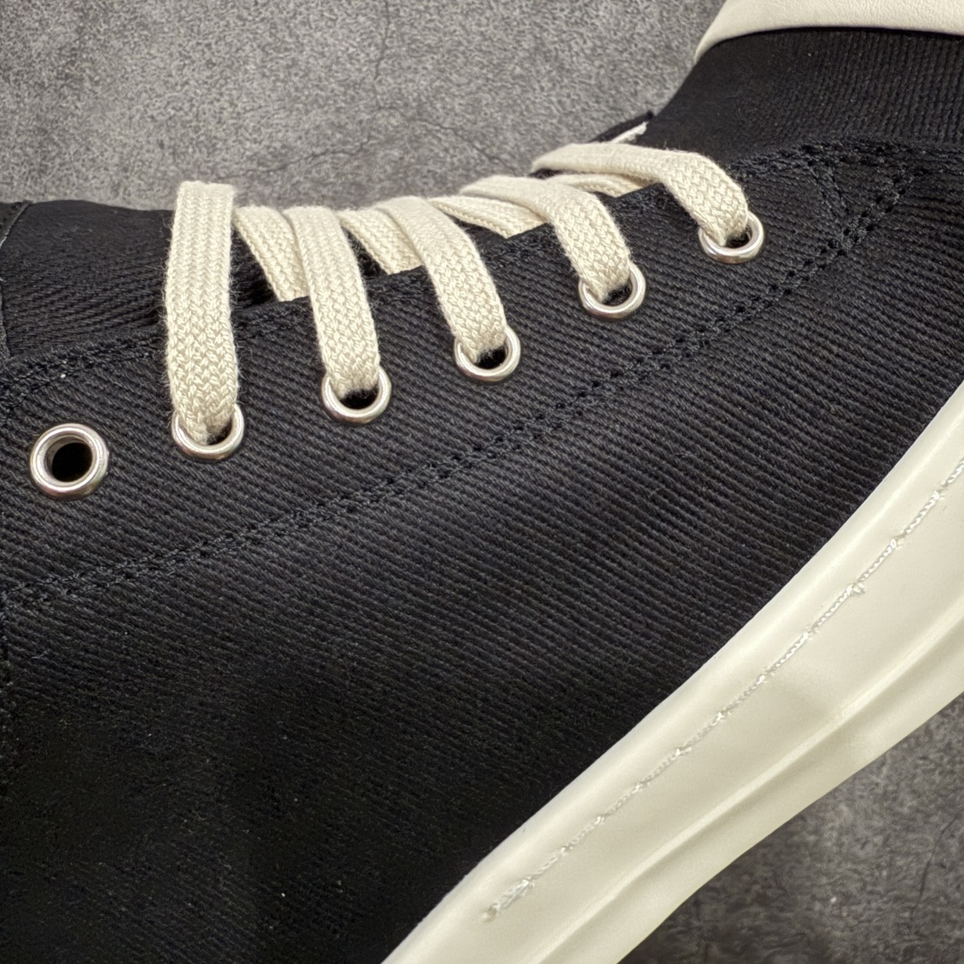 图片[3]-【莞产G版】Rickowens 瑞克 欧文斯 RO低帮高街休闲板鞋 原鞋开发 独家私模大底 定制布料 针车间距都是极致还原 一比一规格礼盒装 重达3斤以上 外加定制欧文斯保护盒 全套包装及配件 高端零售专供品质 区别市场货 纯手工打造 每一只都是独一无二 有手工质感的味道 进口小牛内里 牛皮鞋垫 手工车线 尺码：36 37 38 39 40 41 42 43 44 45 46-选品中心