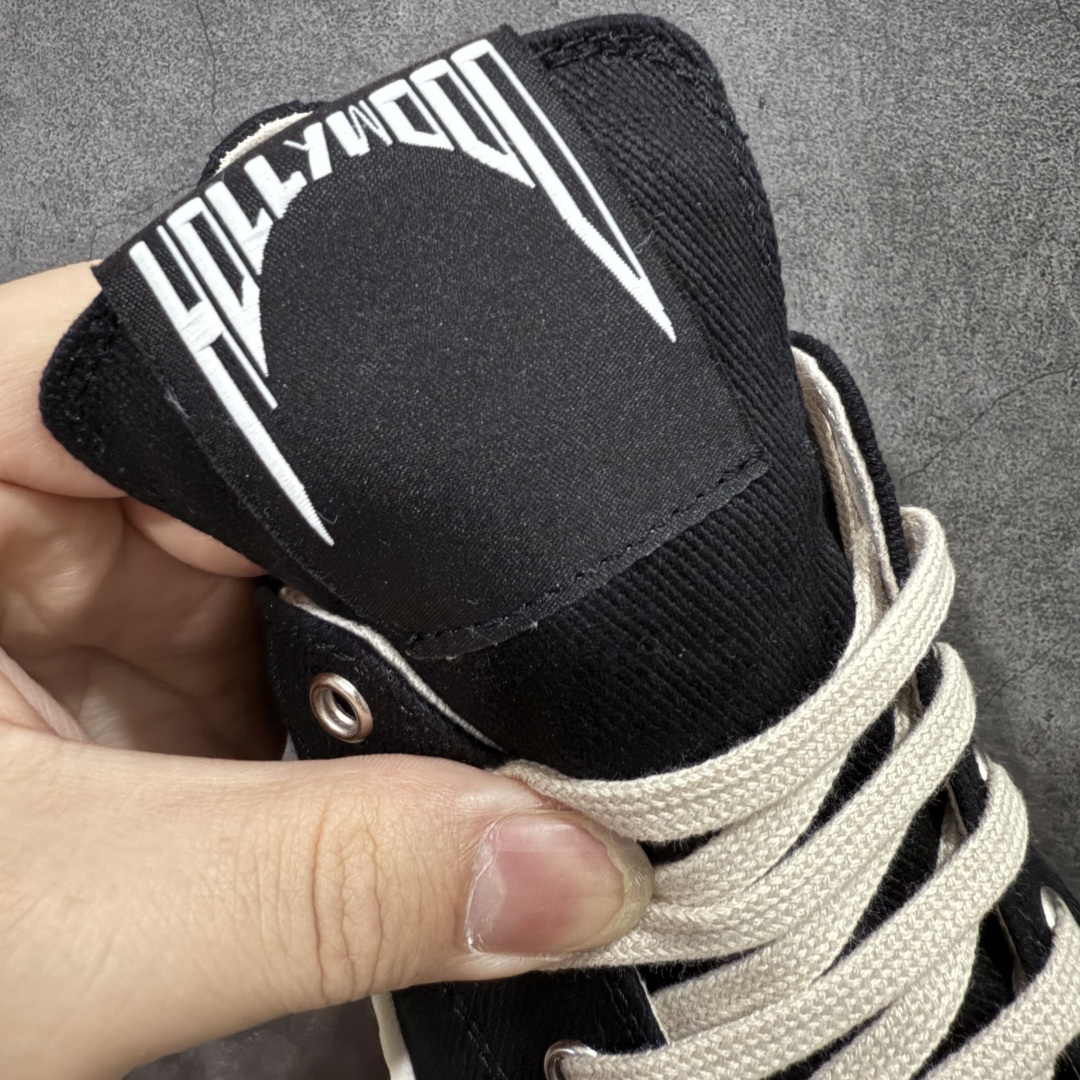 图片[5]-【莞产G版】Rickowens 瑞克 欧文斯 RO低帮高街休闲板鞋 原鞋开发 独家私模大底 定制布料 针车间距都是极致还原 一比一规格礼盒装 重达3斤以上 外加定制欧文斯保护盒 全套包装及配件 高端零售专供品质 区别市场货 纯手工打造 每一只都是独一无二 有手工质感的味道 进口小牛内里 牛皮鞋垫 手工车线 尺码：36 37 38 39 40 41 42 43 44 45 46-选品中心