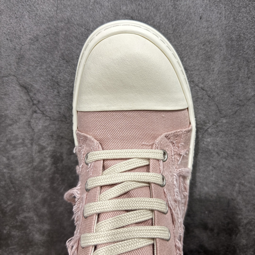 图片[5]-【莞产G版】Rickowens 瑞克 欧文斯 RO低帮高街休闲板鞋 原鞋开发 独家私模大底 定制流苏鞋面布料 针车间距都是极致还原 一比一规格礼盒装 重达3斤以上 外加定制欧文斯保护盒 全套包装及配件 高端零售专供品质 区别市场货 纯手工打造 每一只都是独一无二 有手工质感的味道 进口小牛内里 牛皮鞋垫 手工车线 尺码：36 37 38 39 40 41 42 43 44 45 46-选品中心