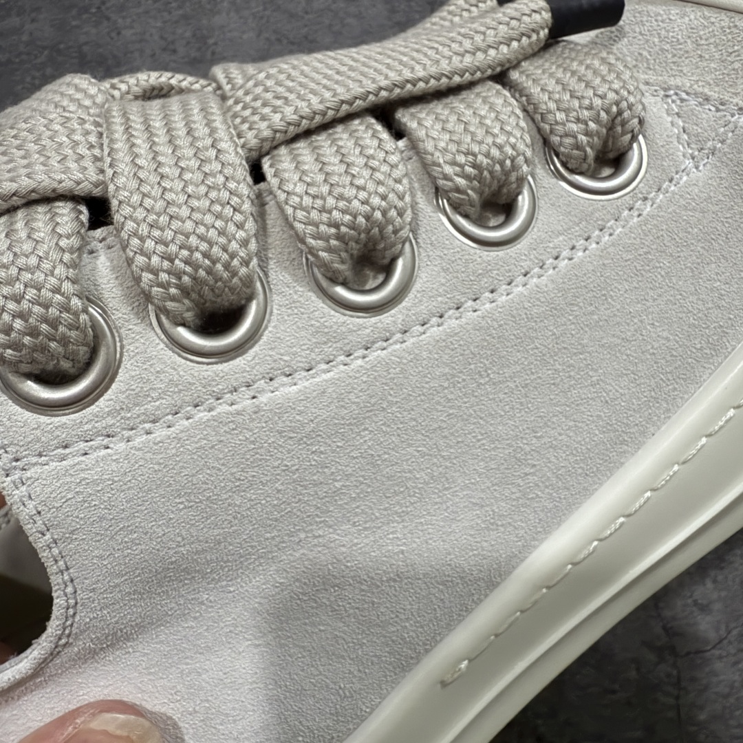 图片[3]-【莞产G版】Rickowens 瑞克 欧文斯 RO低帮麂皮粗绑带高街休闲板鞋 原鞋开发 独家私模大底 定制反绒牛皮 针车间距都是极致还原 一比一规格礼盒装 重达3斤以上 外加定制欧文斯保护盒 全套包装及配件 高端零售专供品质 区别市场货 纯手工打造 每一只都是独一无二 有手工质感的味道 进口小牛内里 牛皮鞋垫 手工车线 尺码：36 37 38 39 40 41 42 43 44 45 46-选品中心