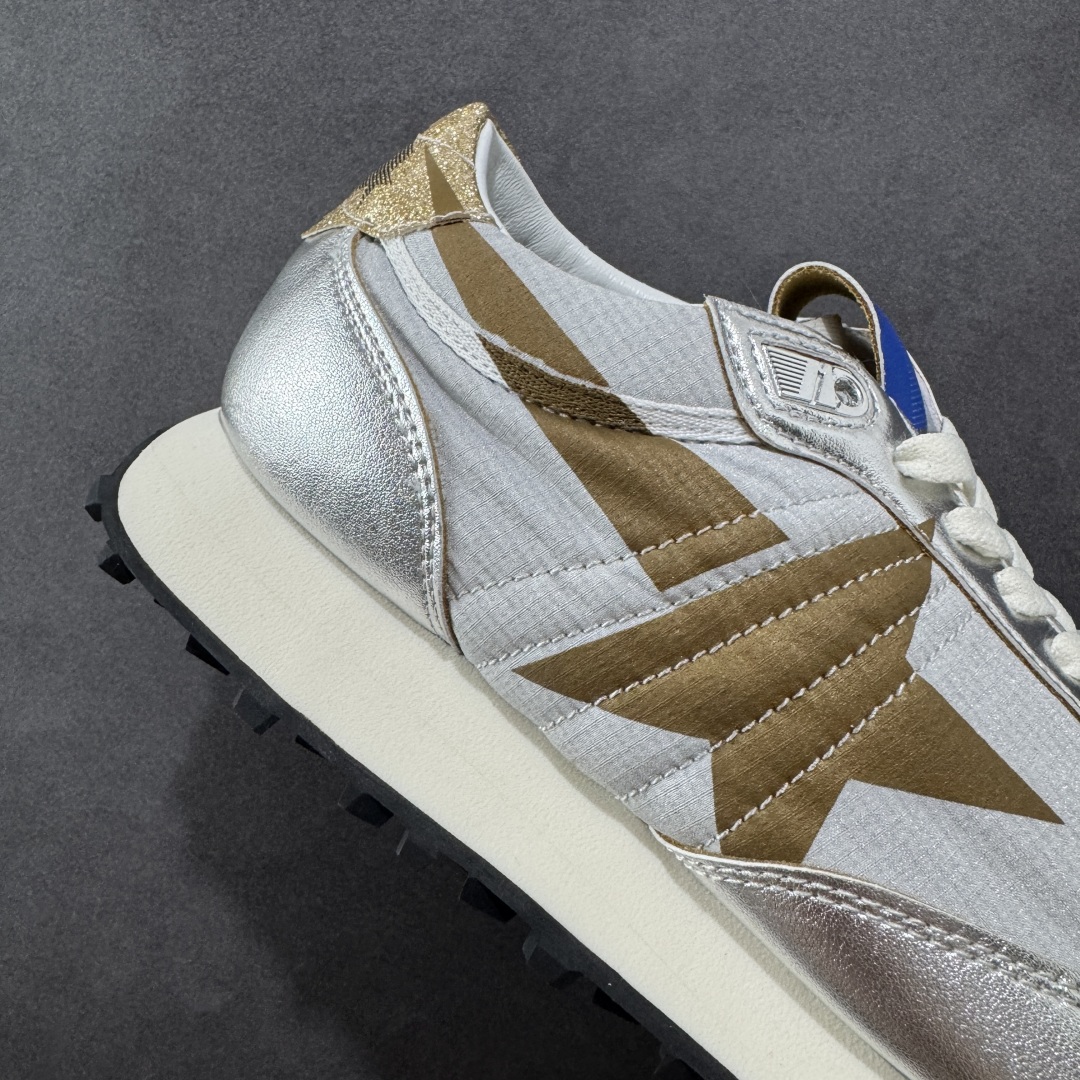 图片[6]-【PZ版本】意大利时装品牌GGDB/Golden Goose Marathon Trimmed sneakers 马拉松系列低帮华夫复古百搭休闲运动慢跑鞋 原装级别 男女鞋配置防尘包装物及配件 原楦原纸版数据开发版型 采用翻毛皮组合复合牛津布鞋面材质 中底嵌入打磨EVA缓震切片 外置防滑耐磨橡胶大底❗ 尺码： 36 37 38 39 40 41 42 43 44 45-选品中心