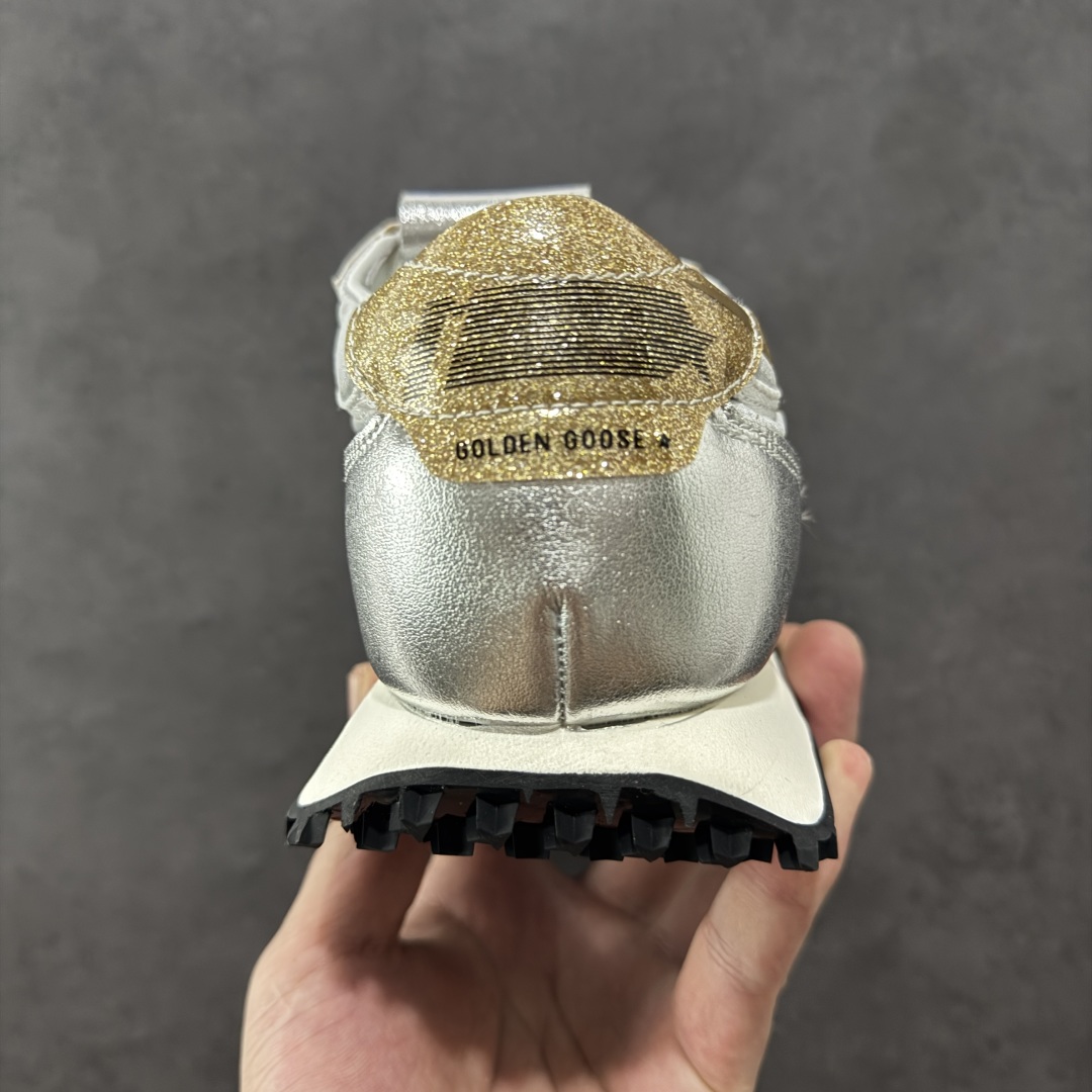 图片[4]-【PZ版本】意大利时装品牌GGDB/Golden Goose Marathon Trimmed sneakers 马拉松系列低帮华夫复古百搭休闲运动慢跑鞋 原装级别 男女鞋配置防尘包装物及配件 原楦原纸版数据开发版型 采用翻毛皮组合复合牛津布鞋面材质 中底嵌入打磨EVA缓震切片 外置防滑耐磨橡胶大底❗ 尺码： 36 37 38 39 40 41 42 43 44 45-选品中心