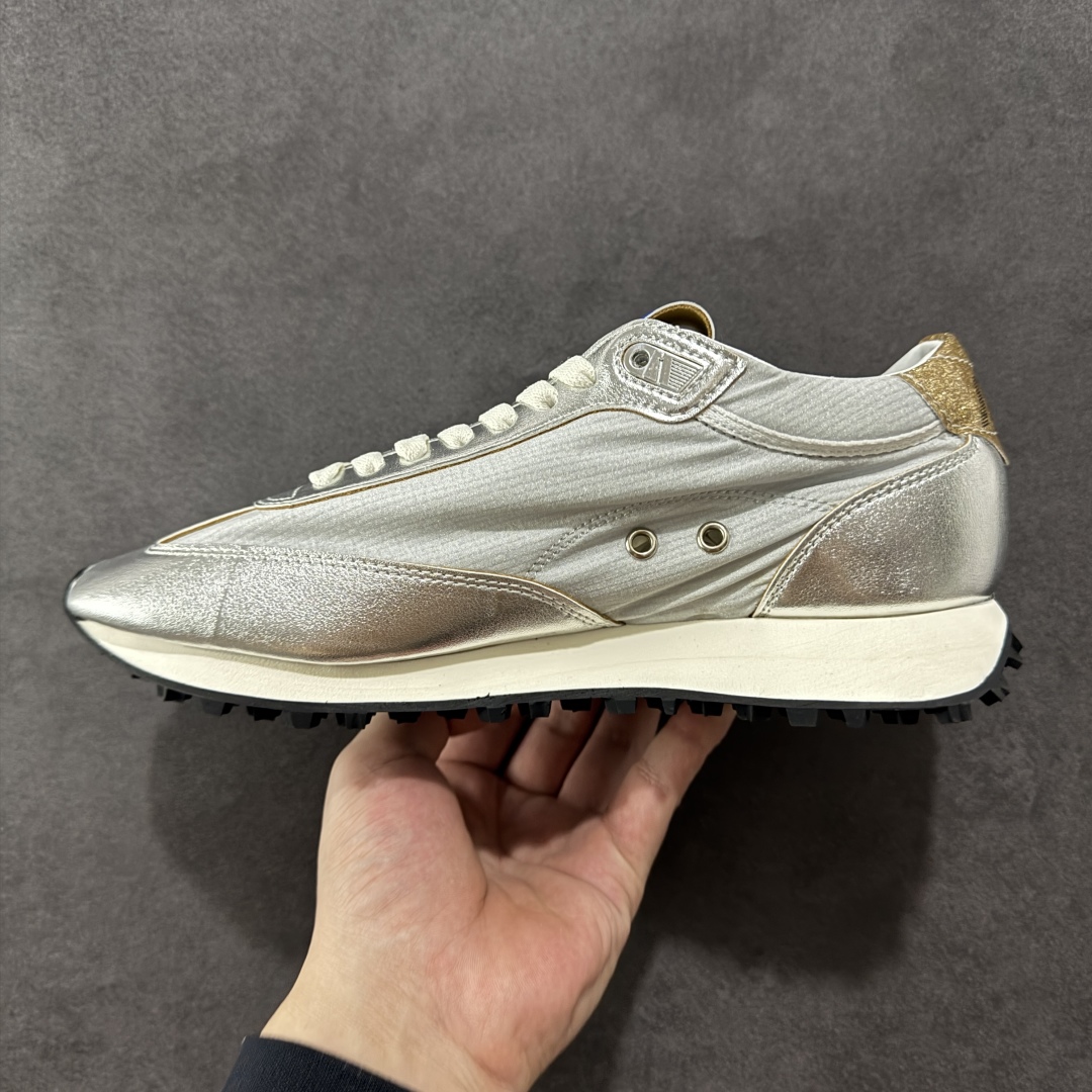 图片[2]-【PZ版本】意大利时装品牌GGDB/Golden Goose Marathon Trimmed sneakers 马拉松系列低帮华夫复古百搭休闲运动慢跑鞋 原装级别 男女鞋配置防尘包装物及配件 原楦原纸版数据开发版型 采用翻毛皮组合复合牛津布鞋面材质 中底嵌入打磨EVA缓震切片 外置防滑耐磨橡胶大底❗ 尺码： 36 37 38 39 40 41 42 43 44 45-选品中心