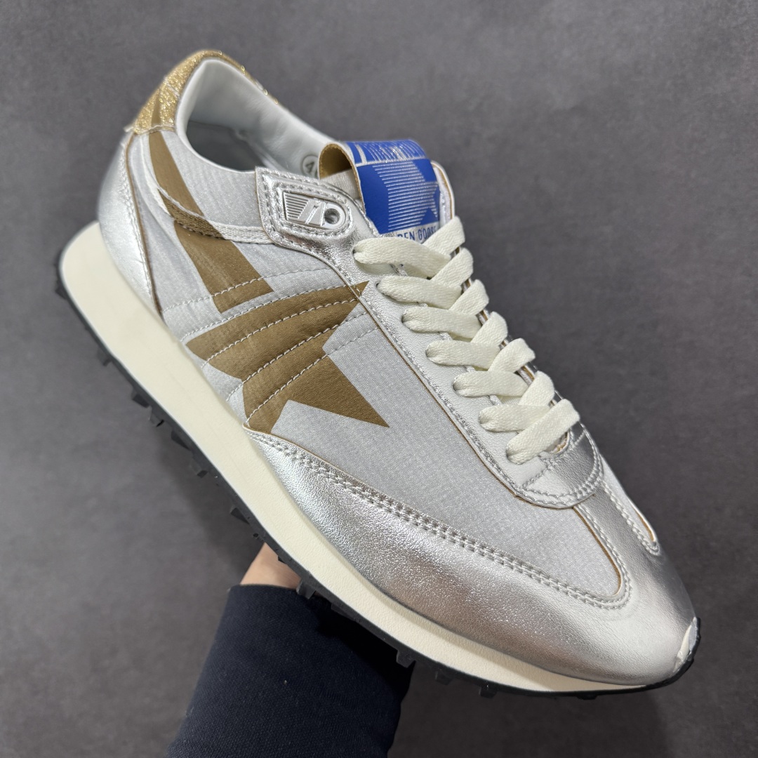 图片[3]-【PZ版本】意大利时装品牌GGDB/Golden Goose Marathon Trimmed sneakers 马拉松系列低帮华夫复古百搭休闲运动慢跑鞋 原装级别 男女鞋配置防尘包装物及配件 原楦原纸版数据开发版型 采用翻毛皮组合复合牛津布鞋面材质 中底嵌入打磨EVA缓震切片 外置防滑耐磨橡胶大底❗ 尺码： 36 37 38 39 40 41 42 43 44 45-选品中心