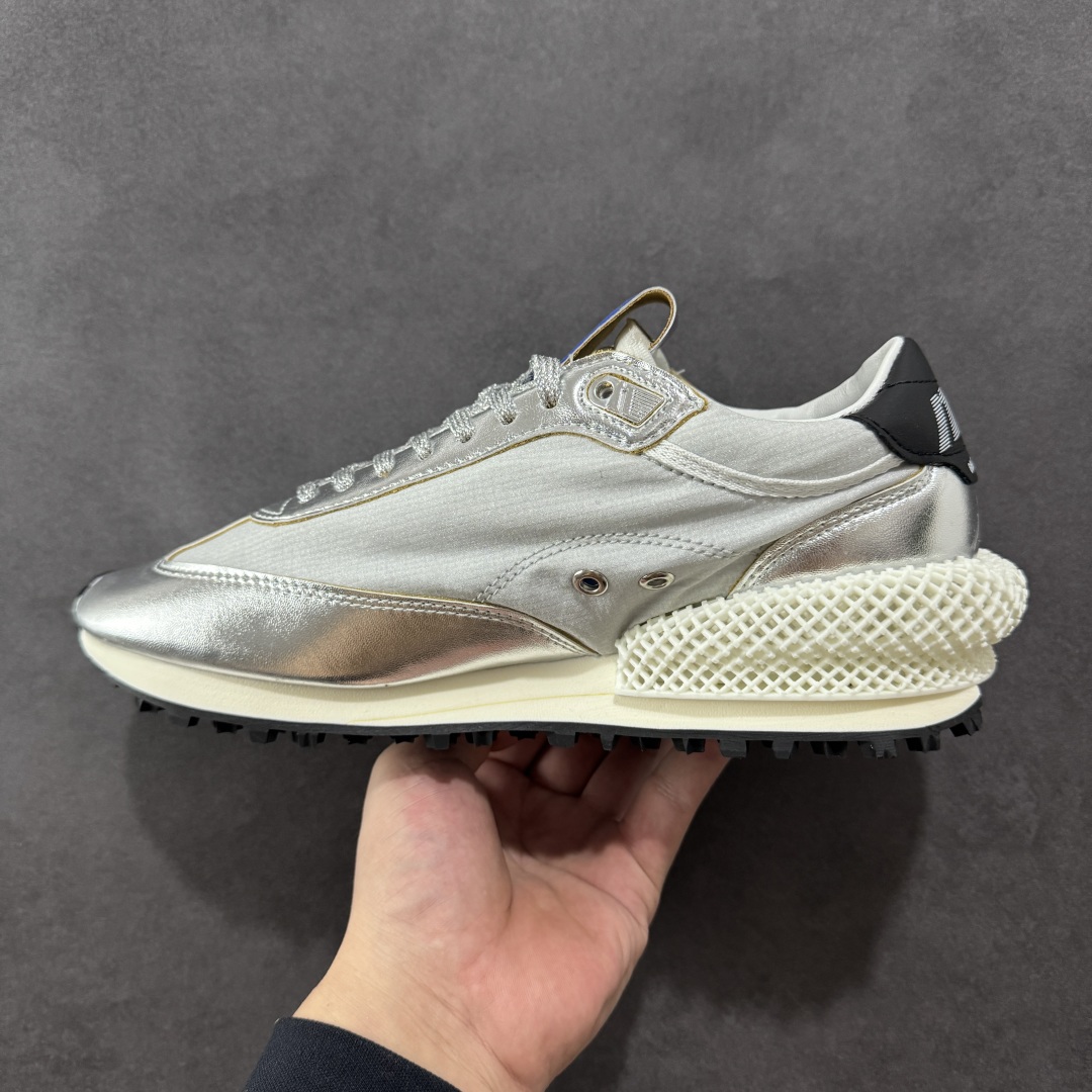 图片[2]-【PZ版本】意大利时装品牌GGDB/Golden Goose Marathon Trimmed sneakers 马拉松系列低帮华夫复古百搭休闲运动慢跑鞋 原装级别 男女鞋配置防尘包装物及配件 原楦原纸版数据开发版型 采用翻毛皮组合复合牛津布鞋面材质 中底嵌入打磨EVA缓震切片 外置防滑耐磨橡胶大底❗ 尺码： 36 37 38 39 40 41 42 43 44 45-选品中心