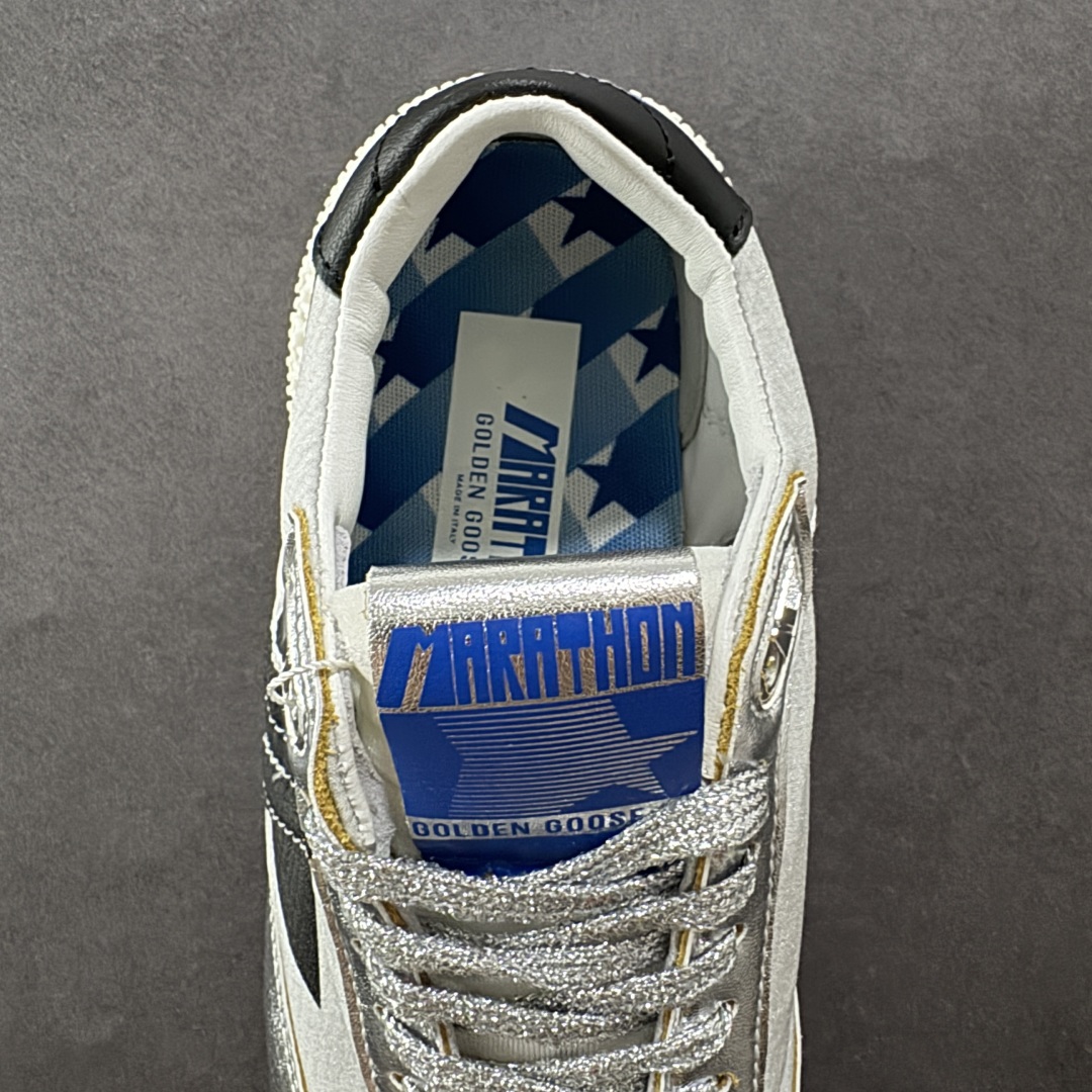 图片[7]-【PZ版本】意大利时装品牌GGDB/Golden Goose Marathon Trimmed sneakers 马拉松系列低帮华夫复古百搭休闲运动慢跑鞋 原装级别 男女鞋配置防尘包装物及配件 原楦原纸版数据开发版型 采用翻毛皮组合复合牛津布鞋面材质 中底嵌入打磨EVA缓震切片 外置防滑耐磨橡胶大底❗ 尺码： 36 37 38 39 40 41 42 43 44 45-选品中心
