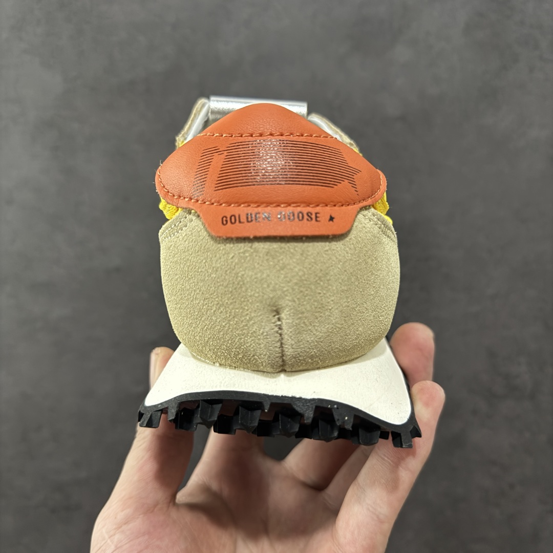 图片[4]-【PZ版本】意大利时装品牌GGDB/Golden Goose Marathon Trimmed sneakers 马拉松系列低帮华夫复古百搭休闲运动慢跑鞋 原装级别 男女鞋配置防尘包装物及配件 原楦原纸版数据开发版型 采用翻毛皮组合复合牛津布鞋面材质 中底嵌入打磨EVA缓震切片 外置防滑耐磨橡胶大底❗ 尺码： 36 37 38 39 40 41 42 43 44 45-选品中心