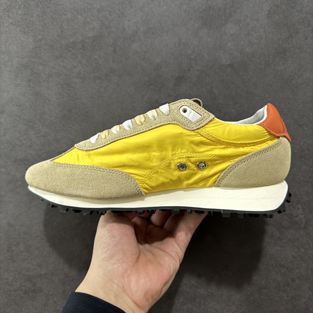 图片[2]-【PZ版本】意大利时装品牌GGDB/Golden Goose Marathon Trimmed sneakers 马拉松系列低帮华夫复古百搭休闲运动慢跑鞋 原装级别 男女鞋配置防尘包装物及配件 原楦原纸版数据开发版型 采用翻毛皮组合复合牛津布鞋面材质 中底嵌入打磨EVA缓震切片 外置防滑耐磨橡胶大底❗ 尺码： 36 37 38 39 40 41 42 43 44 45-选品中心