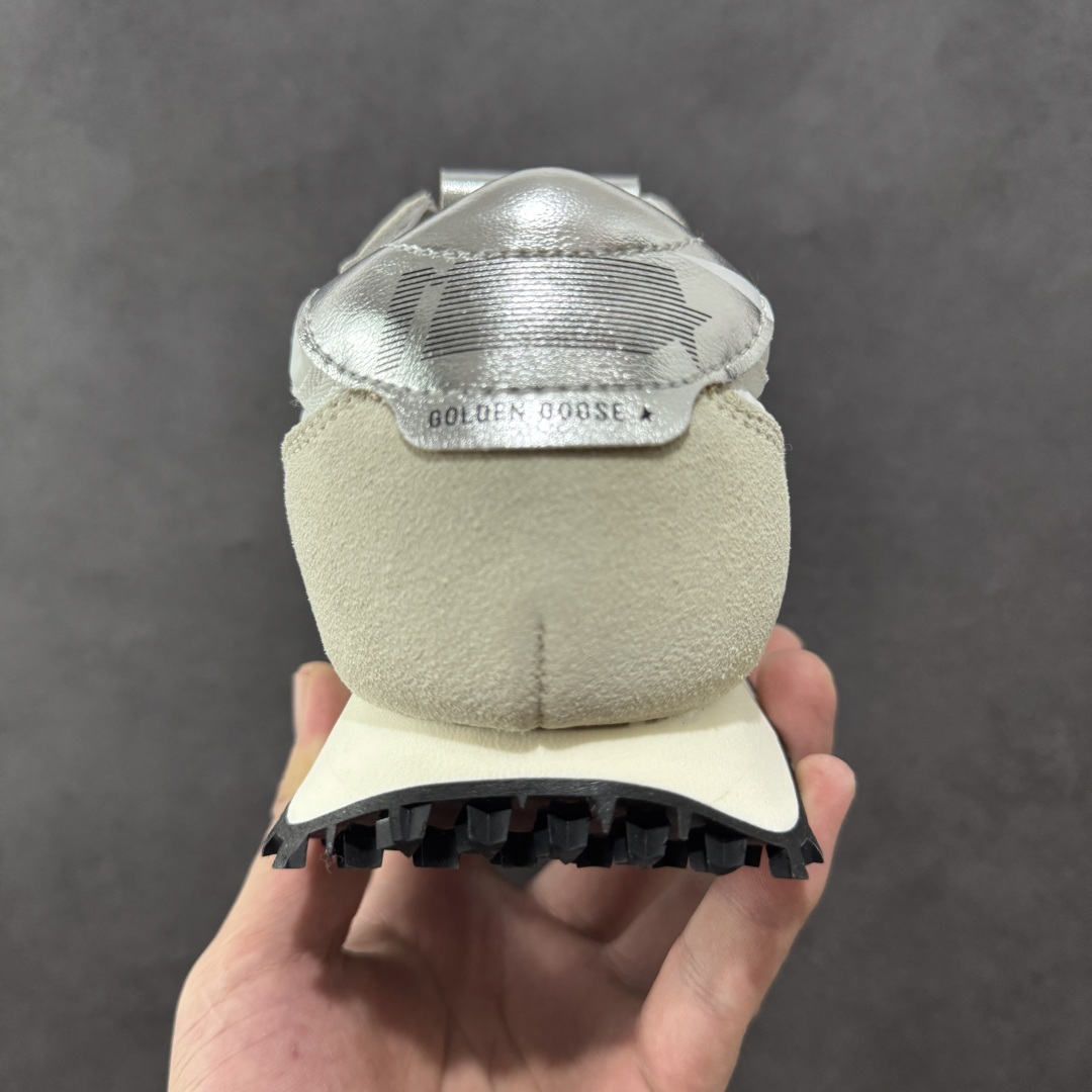 图片[4]-【PZ版本】意大利时装品牌GGDB/Golden Goose Marathon Trimmed sneakers 马拉松系列低帮华夫复古百搭休闲运动慢跑鞋 原装级别 男女鞋配置防尘包装物及配件 原楦原纸版数据开发版型 采用翻毛皮组合复合牛津布鞋面材质 中底嵌入打磨EVA缓震切片 外置防滑耐磨橡胶大底❗ 尺码： 36 37 38 39 40 41 42 43 44 45-选品中心