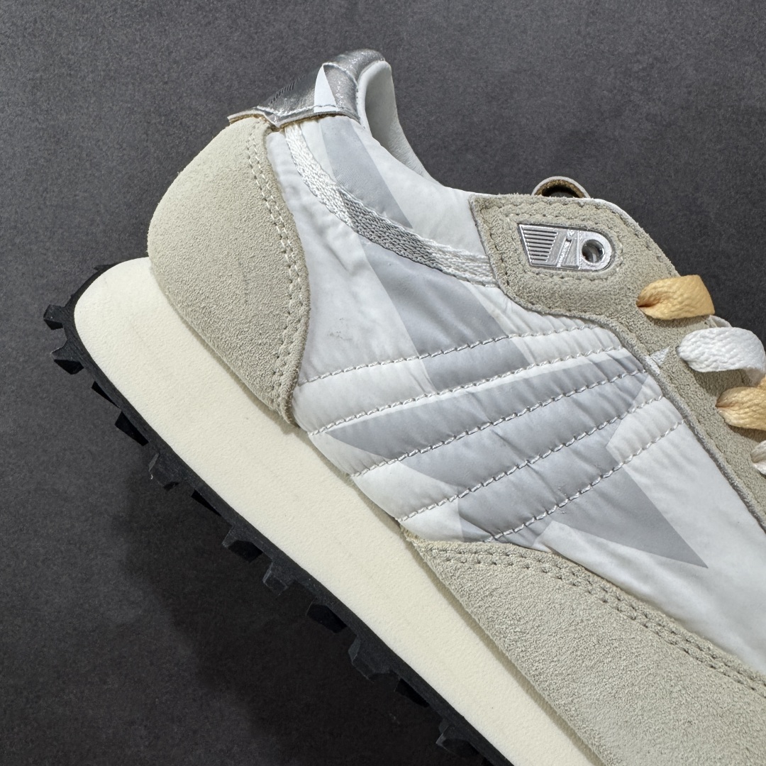 图片[6]-【PZ版本】意大利时装品牌GGDB/Golden Goose Marathon Trimmed sneakers 马拉松系列低帮华夫复古百搭休闲运动慢跑鞋 原装级别 男女鞋配置防尘包装物及配件 原楦原纸版数据开发版型 采用翻毛皮组合复合牛津布鞋面材质 中底嵌入打磨EVA缓震切片 外置防滑耐磨橡胶大底❗ 尺码： 36 37 38 39 40 41 42 43 44 45-选品中心