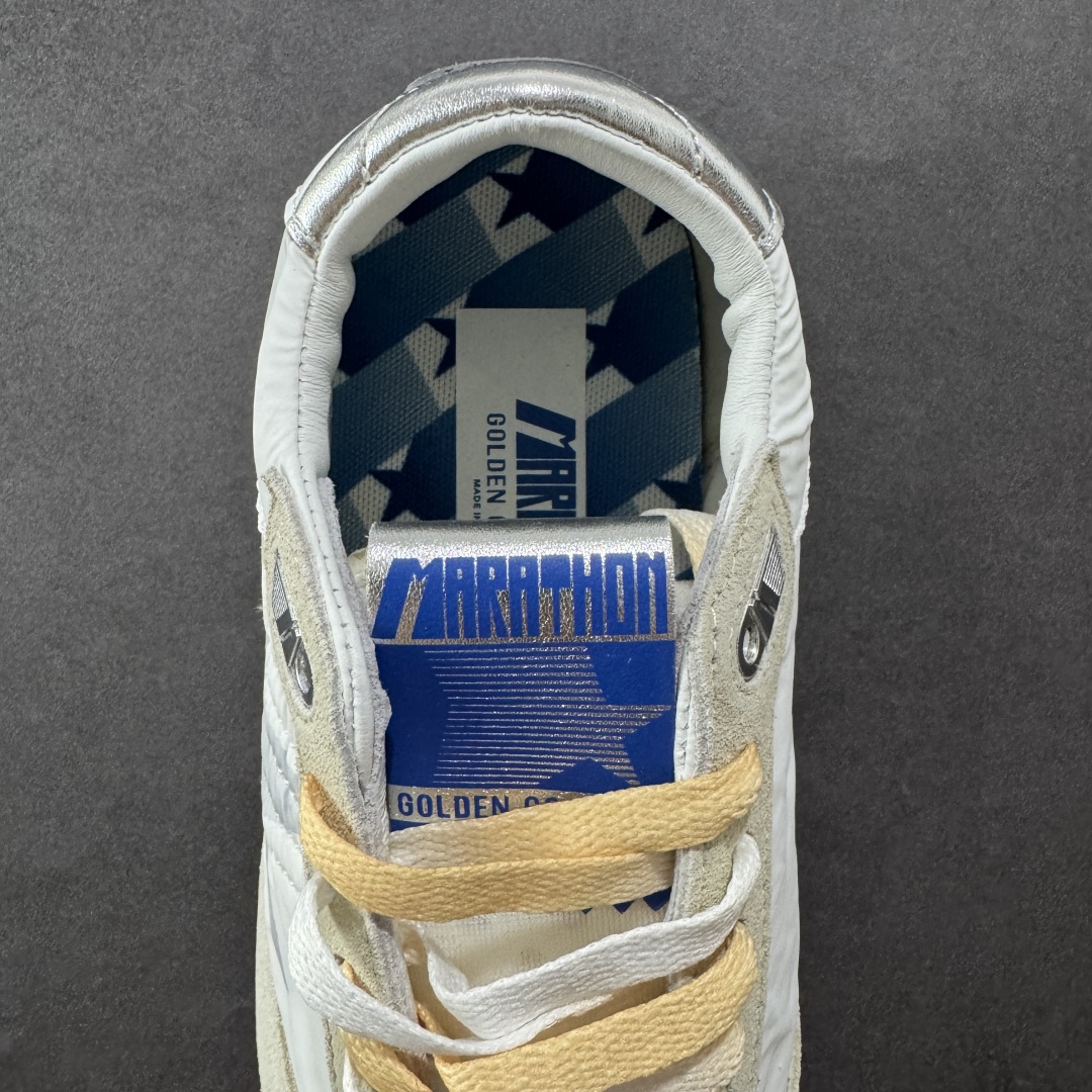 图片[7]-【PZ版本】意大利时装品牌GGDB/Golden Goose Marathon Trimmed sneakers 马拉松系列低帮华夫复古百搭休闲运动慢跑鞋 原装级别 男女鞋配置防尘包装物及配件 原楦原纸版数据开发版型 采用翻毛皮组合复合牛津布鞋面材质 中底嵌入打磨EVA缓震切片 外置防滑耐磨橡胶大底❗ 尺码： 36 37 38 39 40 41 42 43 44 45-选品中心