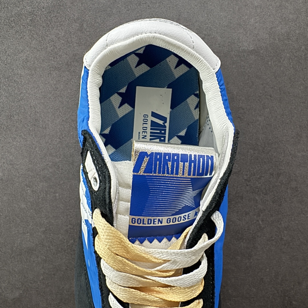 图片[7]-【PZ版本】意大利时装品牌GGDB/Golden Goose Marathon Trimmed sneakers 马拉松系列低帮华夫复古百搭休闲运动慢跑鞋 原装级别 男女鞋配置防尘包装物及配件 原楦原纸版数据开发版型 采用翻毛皮组合复合牛津布鞋面材质 中底嵌入打磨EVA缓震切片 外置防滑耐磨橡胶大底❗ 尺码： 36 37 38 39 40 41 42 43 44 45-选品中心
