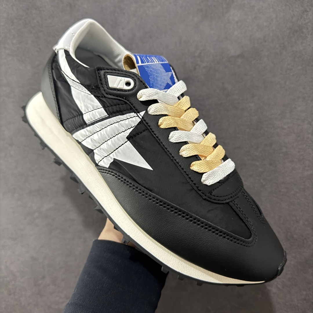 图片[3]-【PZ版本】意大利时装品牌GGDB/Golden Goose Marathon Trimmed sneakers 马拉松系列低帮华夫复古百搭休闲运动慢跑鞋 原装级别 男女鞋配置防尘包装物及配件 原楦原纸版数据开发版型 采用翻毛皮组合复合牛津布鞋面材质 中底嵌入打磨EVA缓震切片 外置防滑耐磨橡胶大底❗ 尺码： 36 37 38 39 40 41 42 43 44 45-选品中心