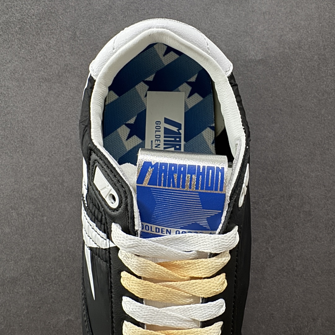 图片[7]-【PZ版本】意大利时装品牌GGDB/Golden Goose Marathon Trimmed sneakers 马拉松系列低帮华夫复古百搭休闲运动慢跑鞋 原装级别 男女鞋配置防尘包装物及配件 原楦原纸版数据开发版型 采用翻毛皮组合复合牛津布鞋面材质 中底嵌入打磨EVA缓震切片 外置防滑耐磨橡胶大底❗ 尺码： 36 37 38 39 40 41 42 43 44 45-选品中心