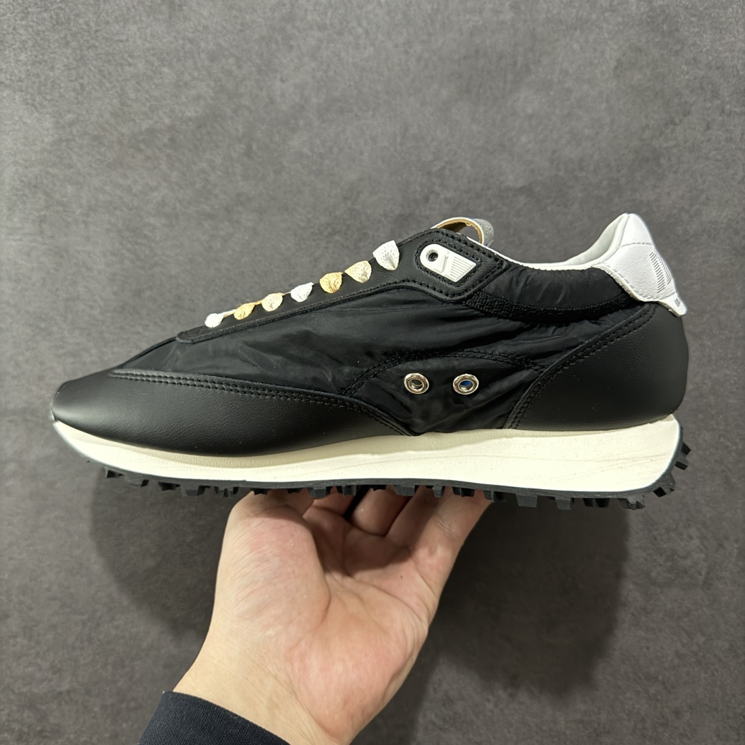 图片[2]-【PZ版本】意大利时装品牌GGDB/Golden Goose Marathon Trimmed sneakers 马拉松系列低帮华夫复古百搭休闲运动慢跑鞋 原装级别 男女鞋配置防尘包装物及配件 原楦原纸版数据开发版型 采用翻毛皮组合复合牛津布鞋面材质 中底嵌入打磨EVA缓震切片 外置防滑耐磨橡胶大底❗ 尺码： 36 37 38 39 40 41 42 43 44 45-选品中心