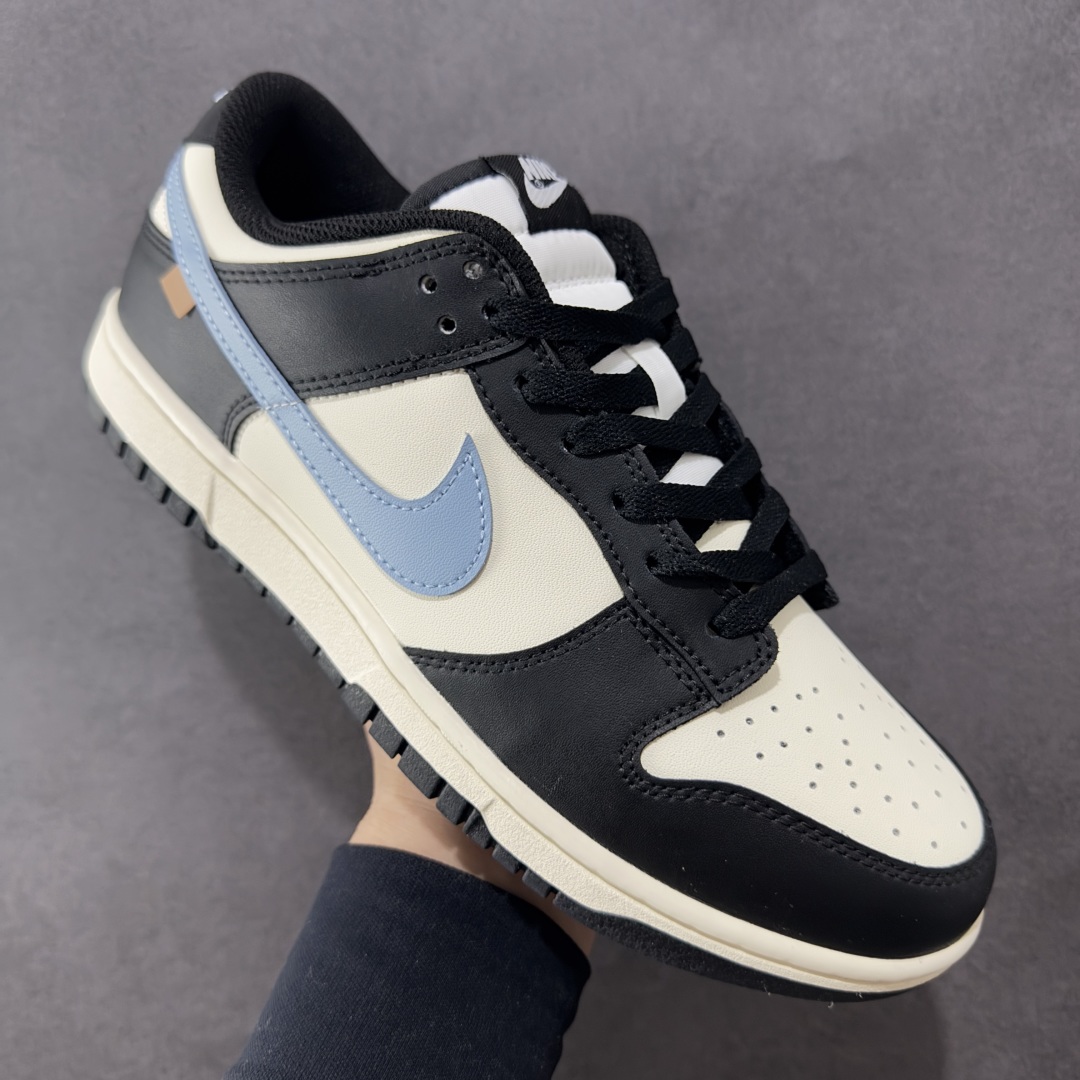 YC版本Nike Dunk Low 蓝尾巴 黑白蓝  DD1391-100