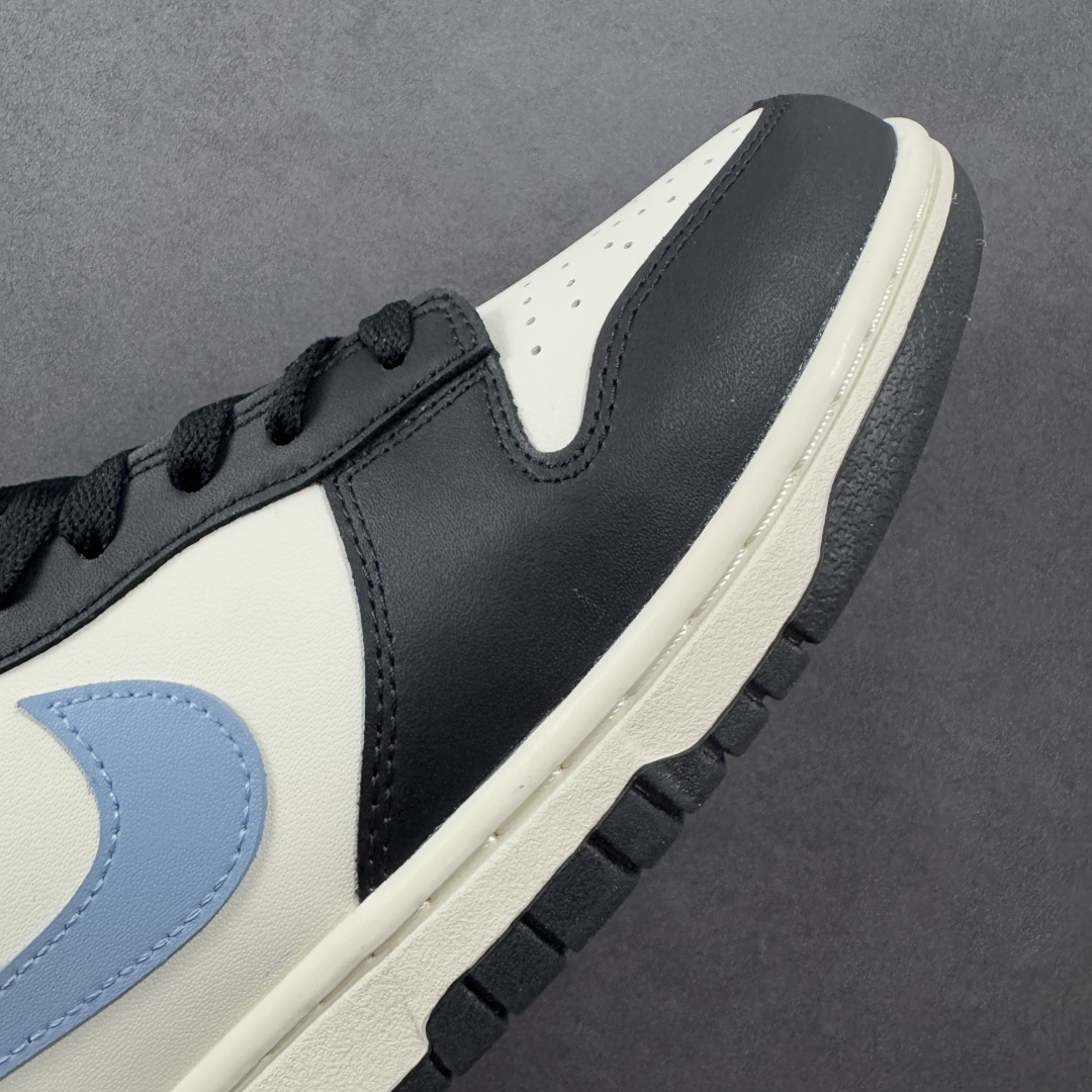 YC版本Nike Dunk Low 蓝尾巴 黑白蓝  DD1391-100