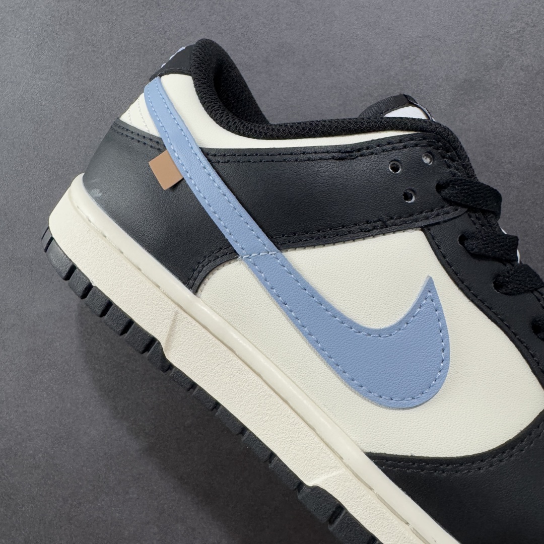 YC版本Nike Dunk Low 蓝尾巴 黑白蓝  DD1391-100