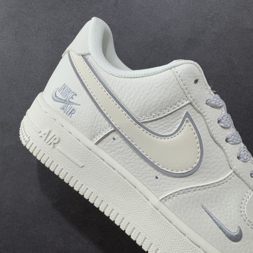 定制版NIke Air Force 1 '07 Low “NIKE联名——米灰边”空军一号 低帮 运动鞋 休闲鞋  CS5288-033