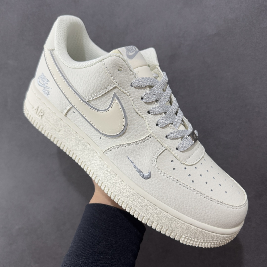 定制版NIke Air Force 1 '07 Low “NIKE联名——米灰边”空军一号 低帮 运动鞋 休闲鞋  CS5288-033