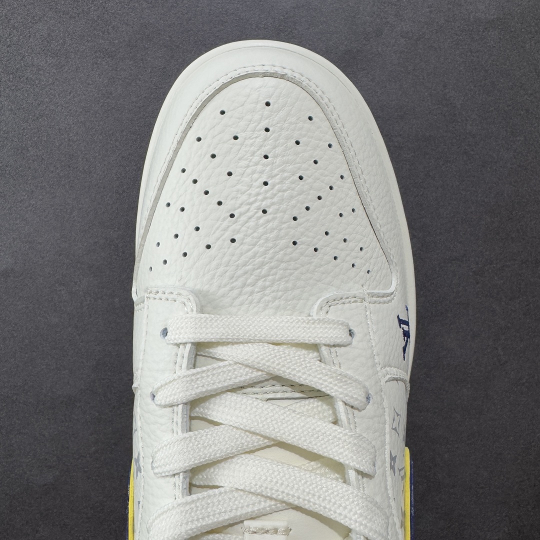 定制版Nike SB Dunk Low 三方联名 白蓝金 高端定制 低帮休闲板鞋  SC0601-457