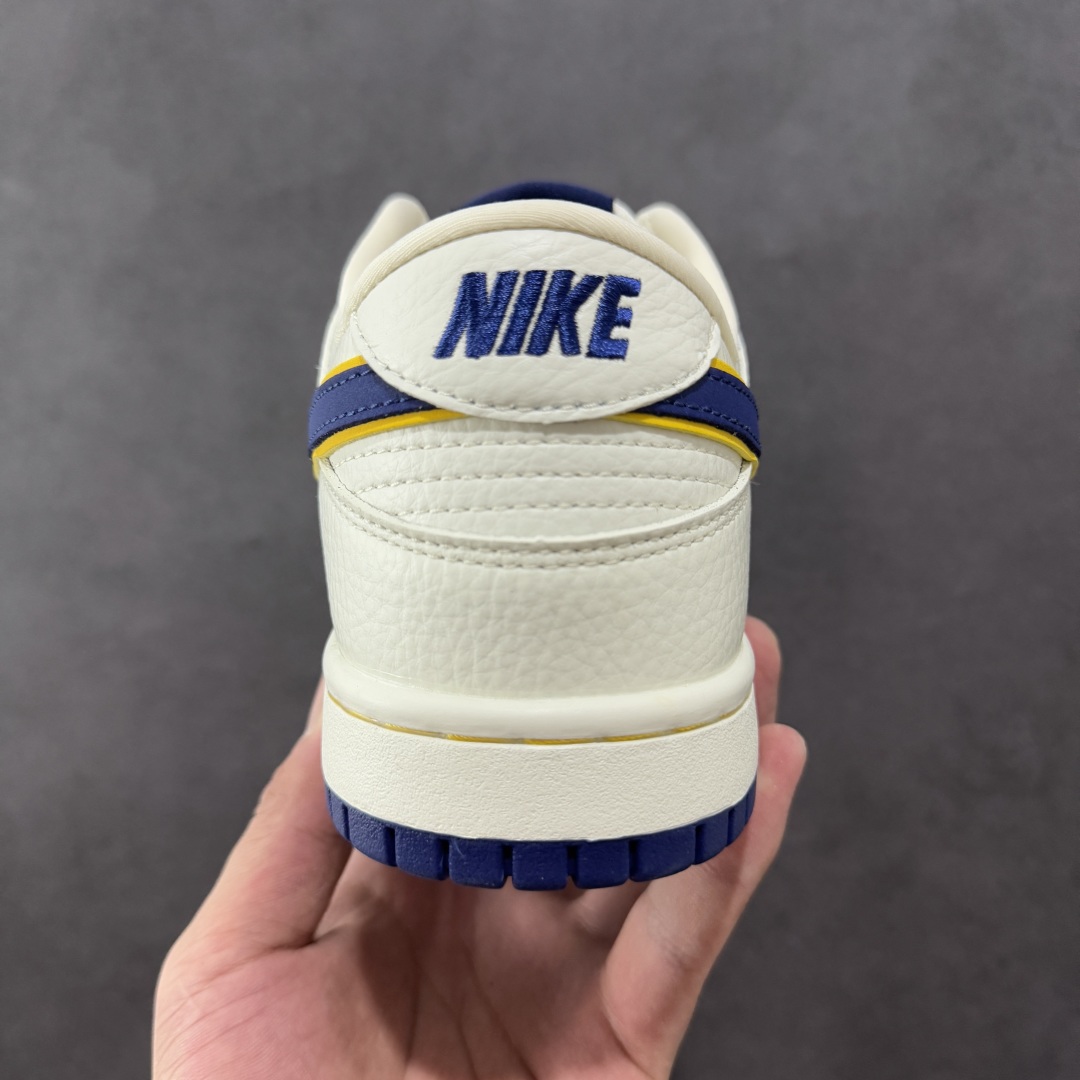 定制版Nike SB Dunk Low 三方联名 白蓝金 高端定制 低帮休闲板鞋  SC0601-457