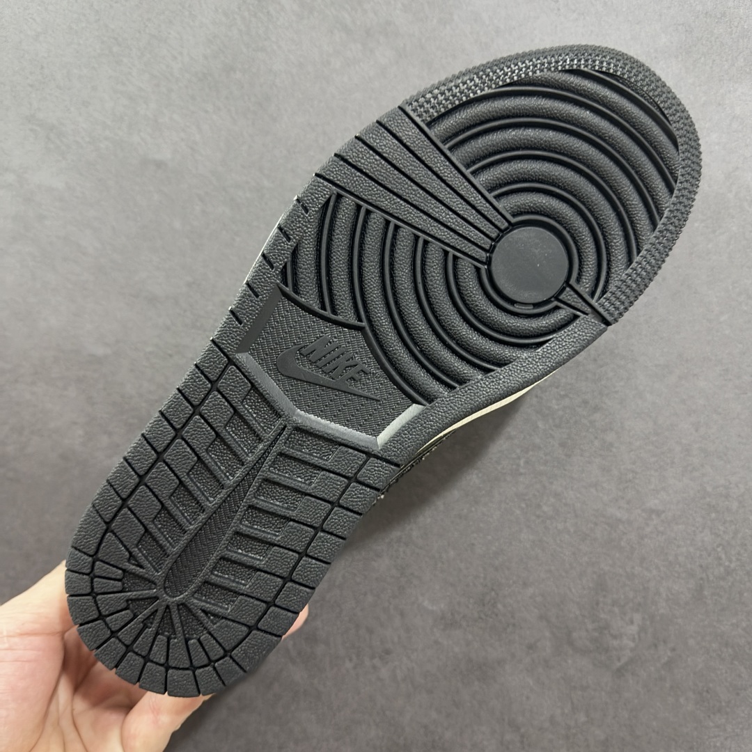 定制版Travis Scott x Fragment Design x Jordan Air Jordan 1 Low OG SP 李维斯联名——“米白黑帆布绑带”  HT5088-600