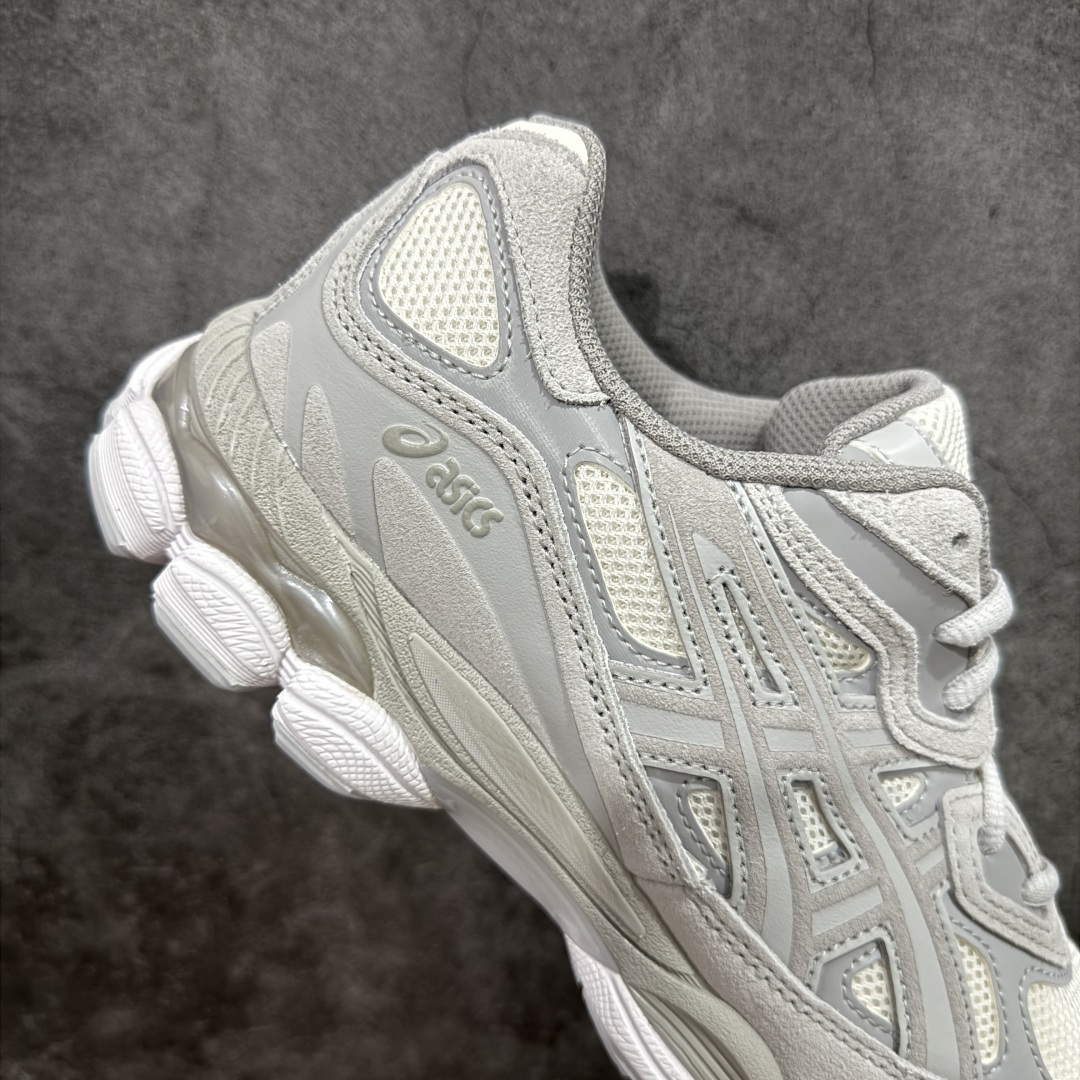 图片[7]-【总裁版本】顶级 Asics GEL-NYC系列 灰白 亚瑟士运动休闲透气专业跑鞋 行业领头版本 出货即巅峰 原鞋购入开发 原材料 原数据打造 完美版型 超完美做工 细节一步到位 原版对比无任何差别 #鞋面采用反绒皮与网布拼接 透气舒适兼具休闲时尚 结合简明的配色 展现品牌的传承及引领复古流行的主题 虎爪造型的LOGO  #鞋身稳定包裹系统 支撑鞋身 经典宽大鞋型配备防偏移设计提升包裹性 穿着舒适鞋面透气孔设计 提供透气性   尺码：36 37 37.5 38 39 40 40.5 41.5 42 42.5 43.5 44 44.5 45 46 47-选品中心